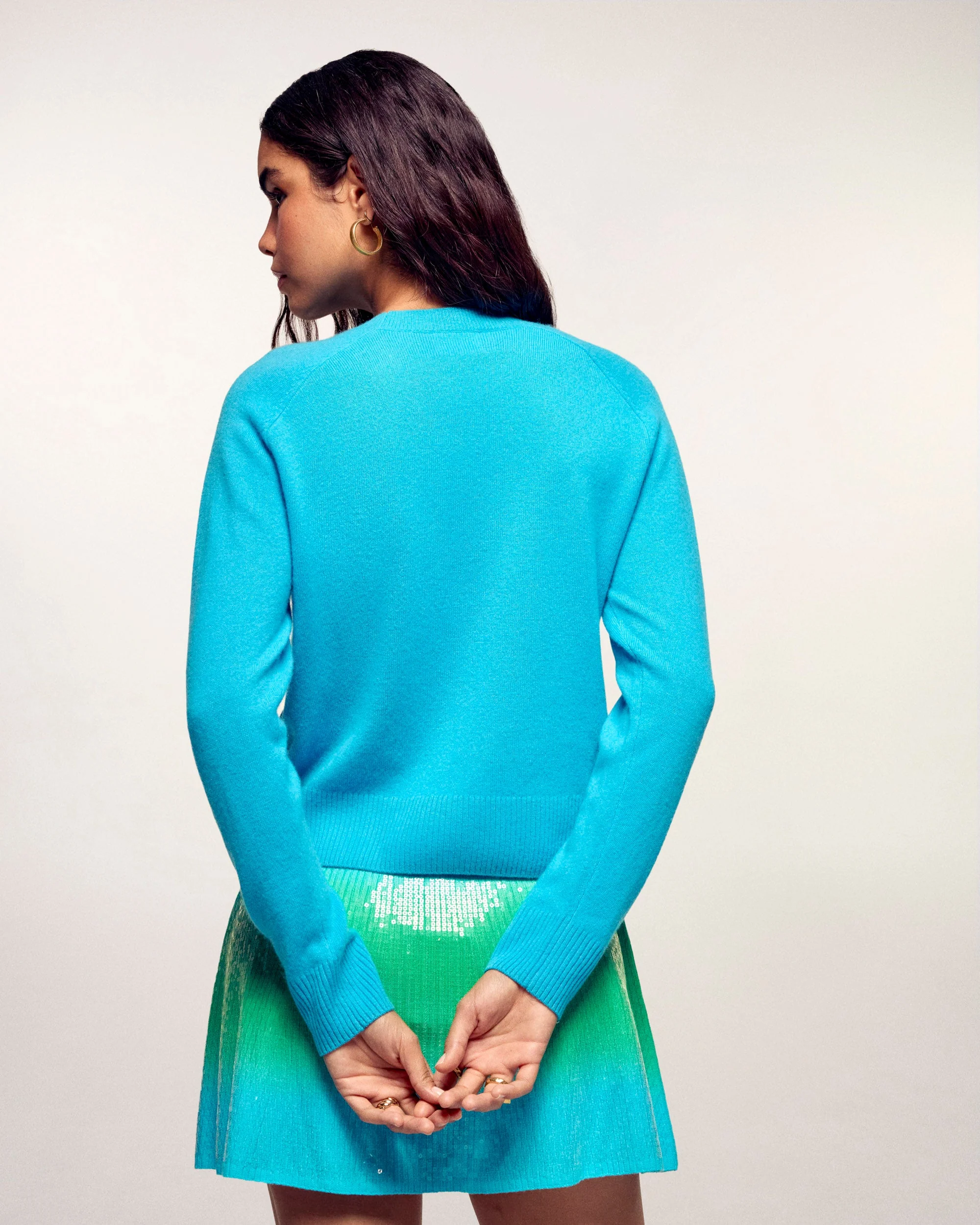 Relief Logo Crewneck Sweater (S26 / FEMME / Love Blue) - Image 4