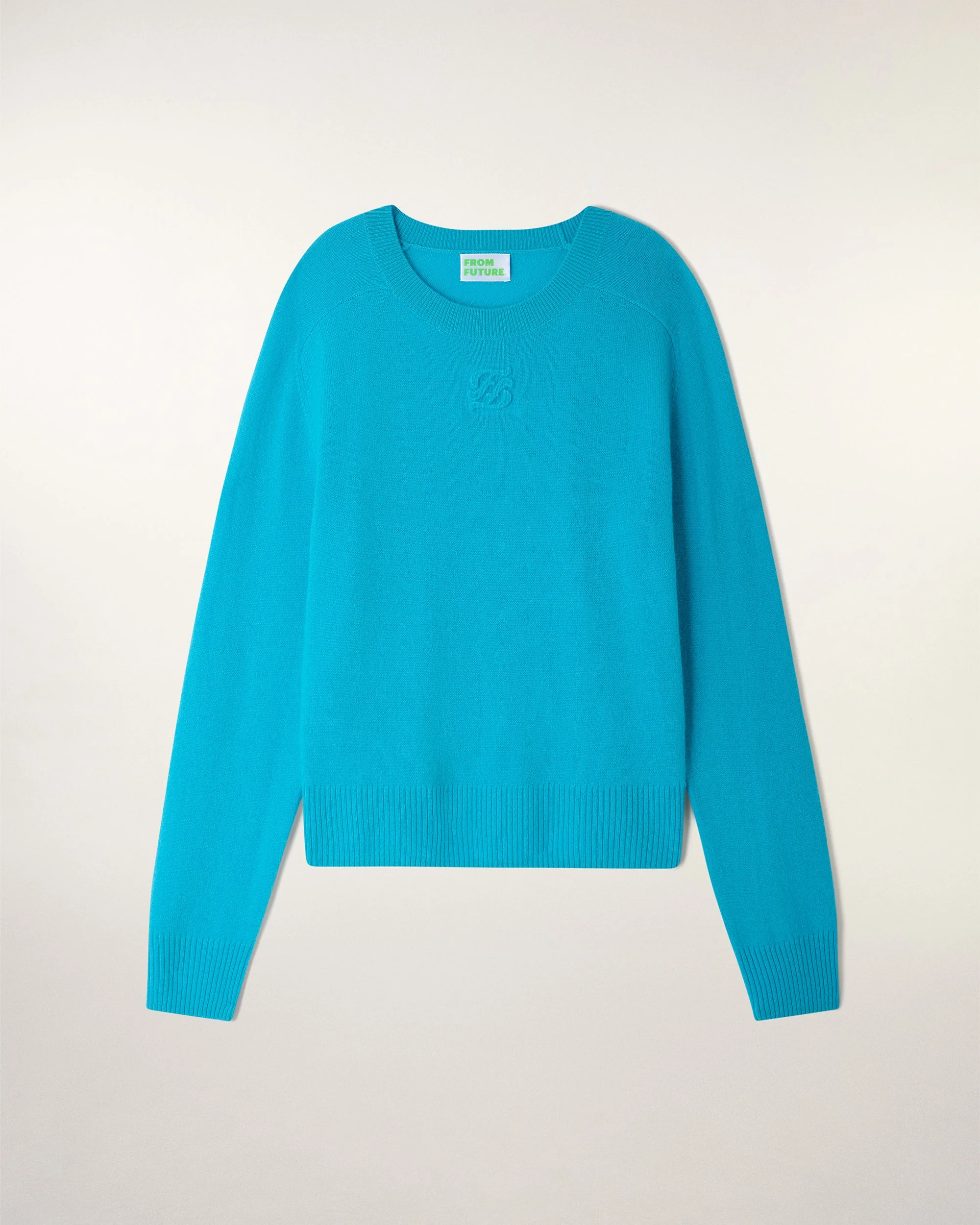 Relief Logo Crewneck Sweater (S26 / FEMME / Love Blue) - Image 5