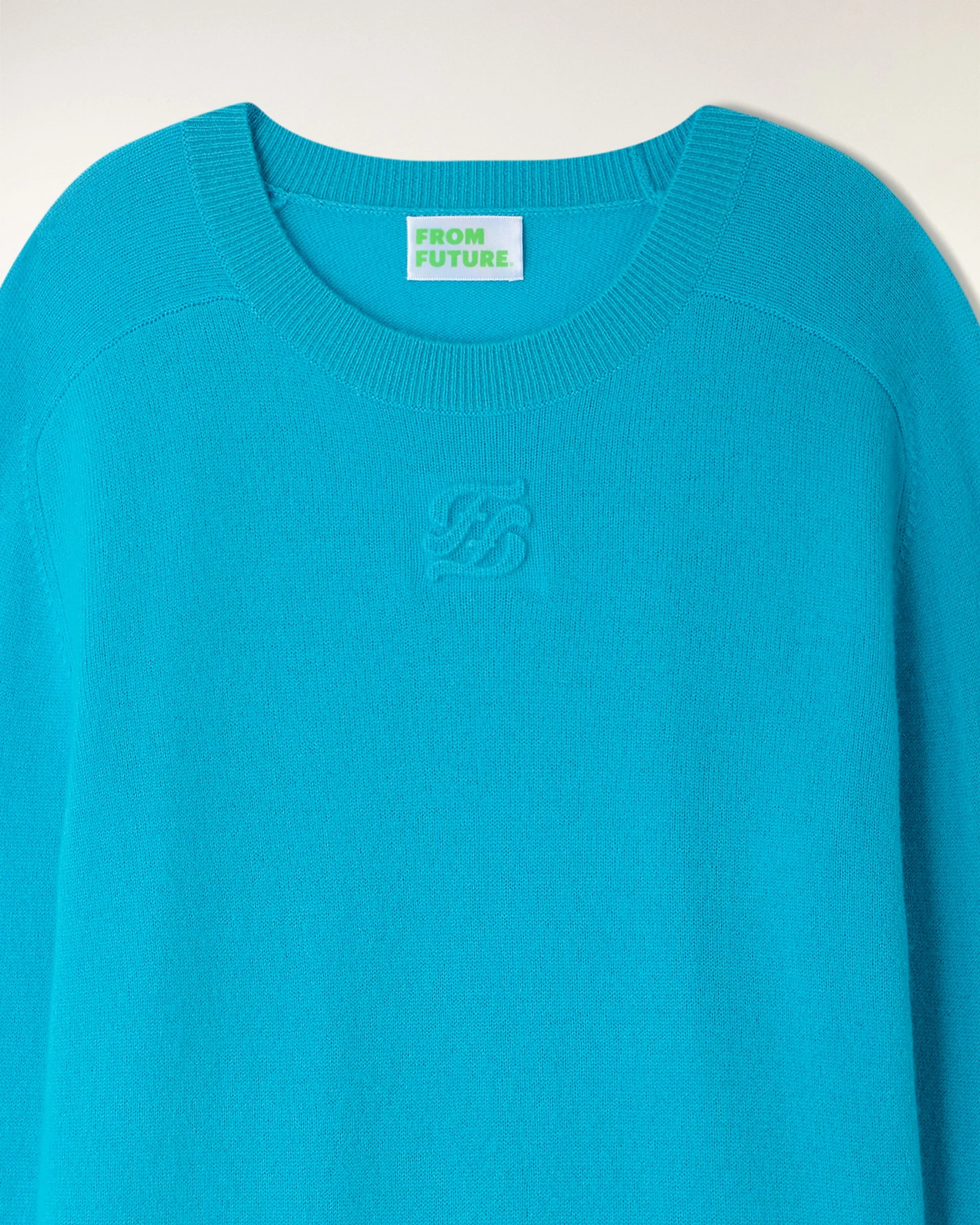 Relief Logo Crewneck Sweater (S26 / FEMME / Love Blue) - Image 6