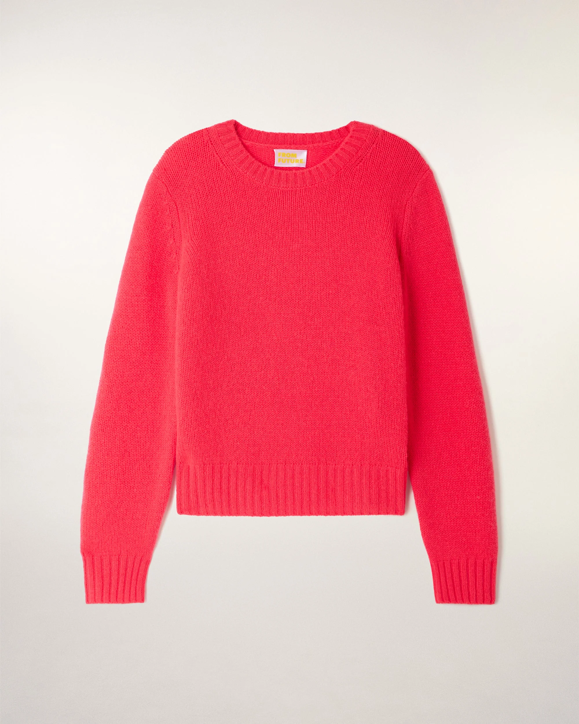 Cropped Crewneck Sweater (S26 / FEMME / Love Coral) - Image 5