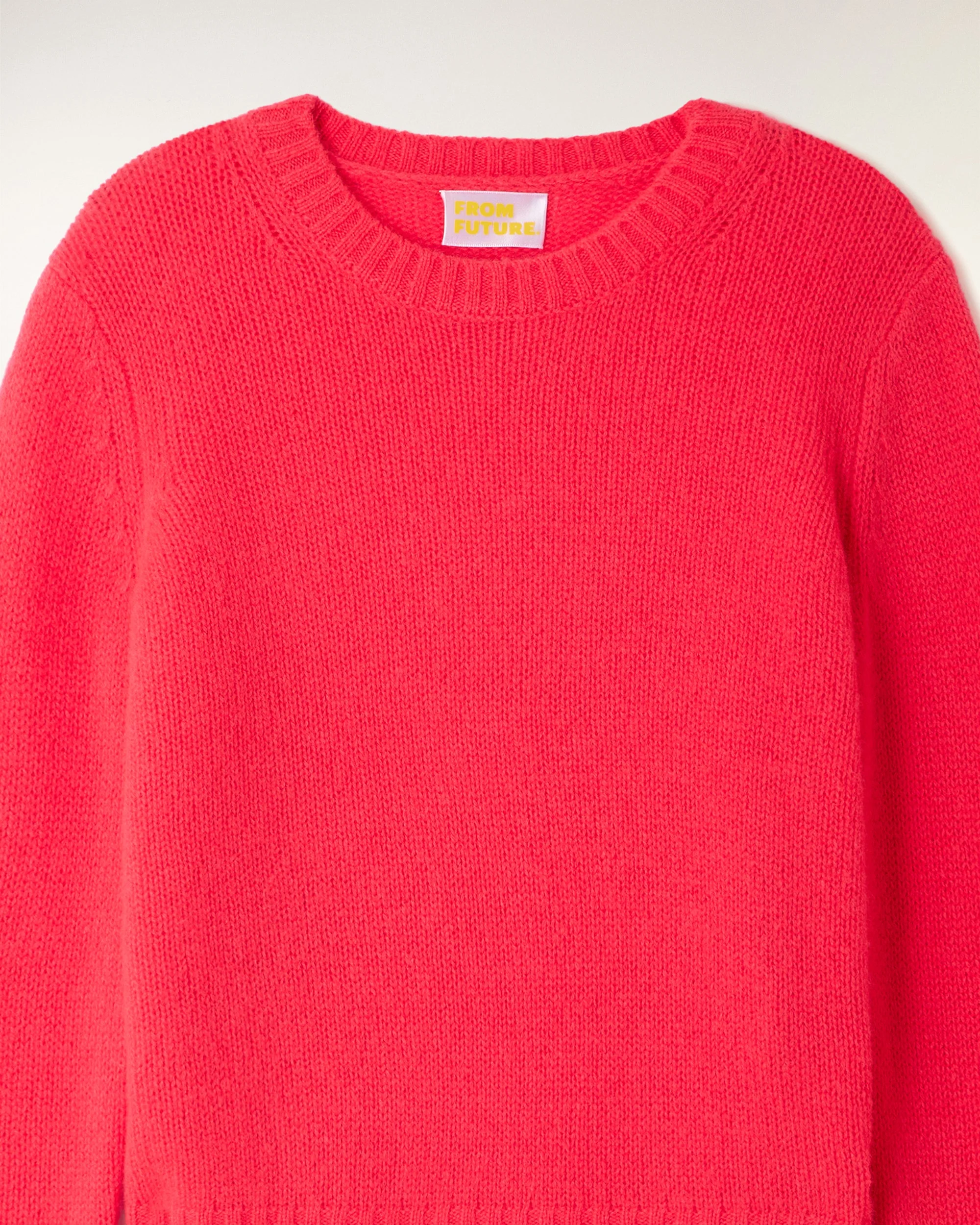 Cropped Crewneck Sweater (S26 / FEMME / Love Coral) - Image 6