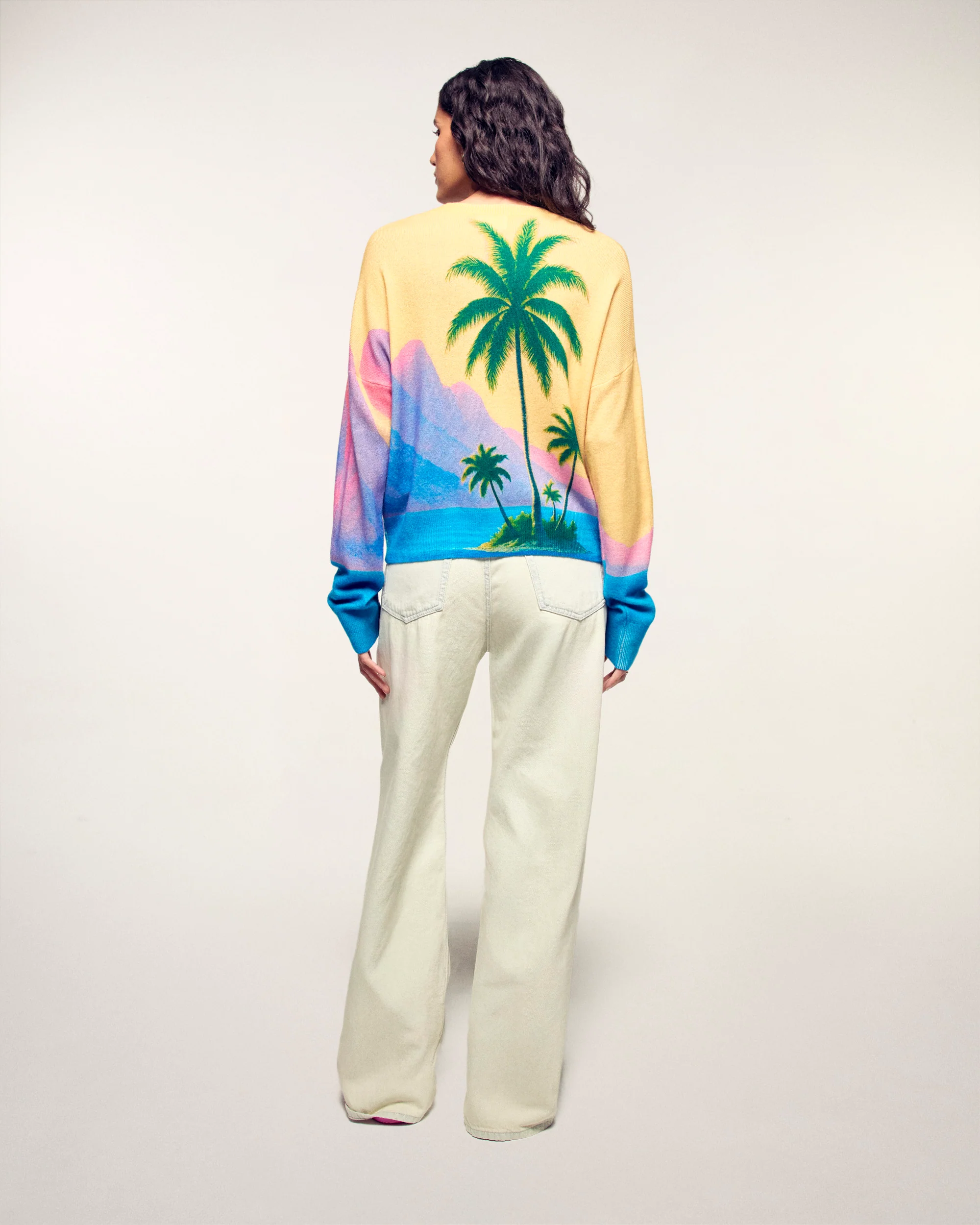 Printed Crewneck Sweater (S26/ FEMME/ Multico) - Image 4