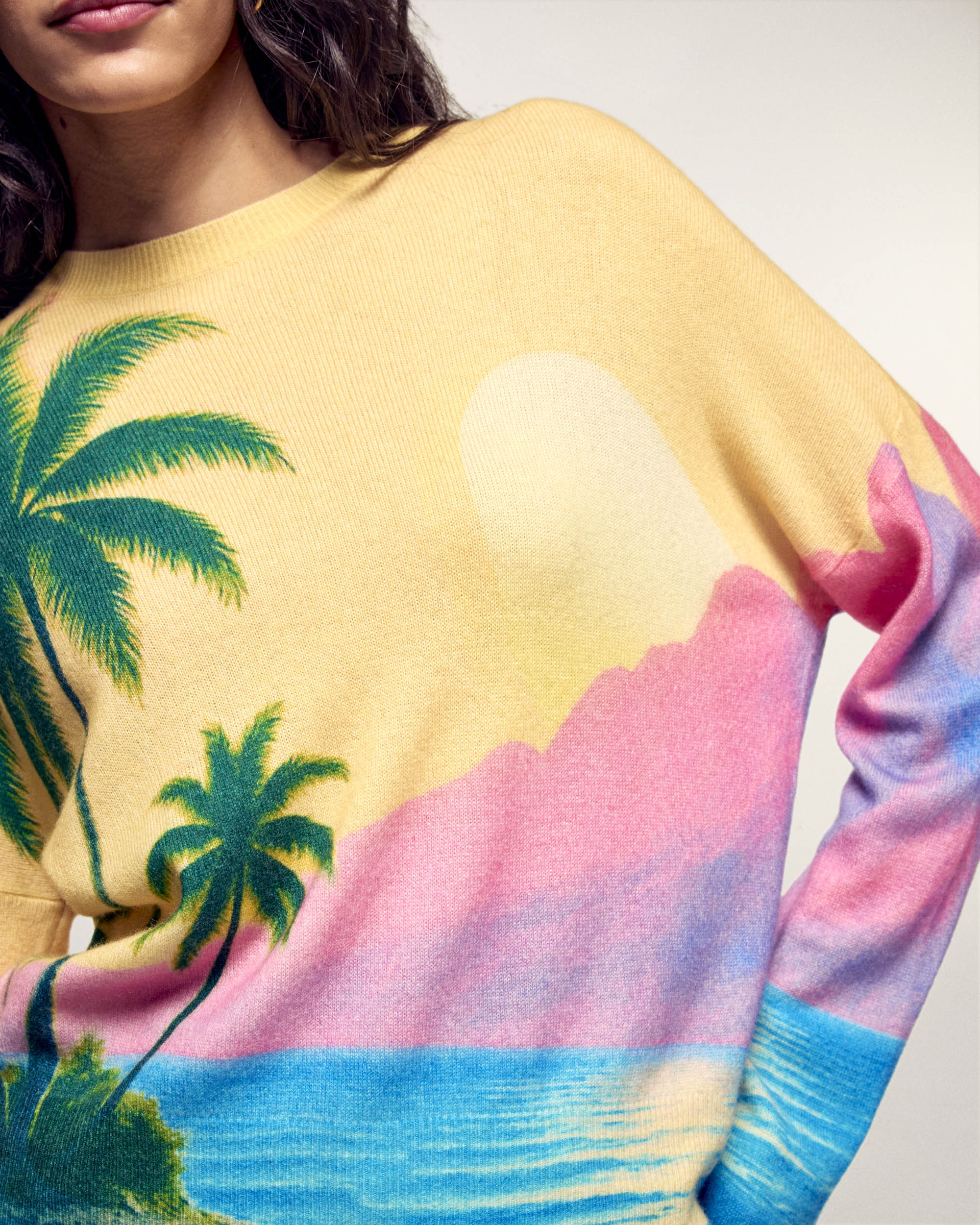 Printed Crewneck Sweater (S26/ FEMME/ Multico) - Image 5
