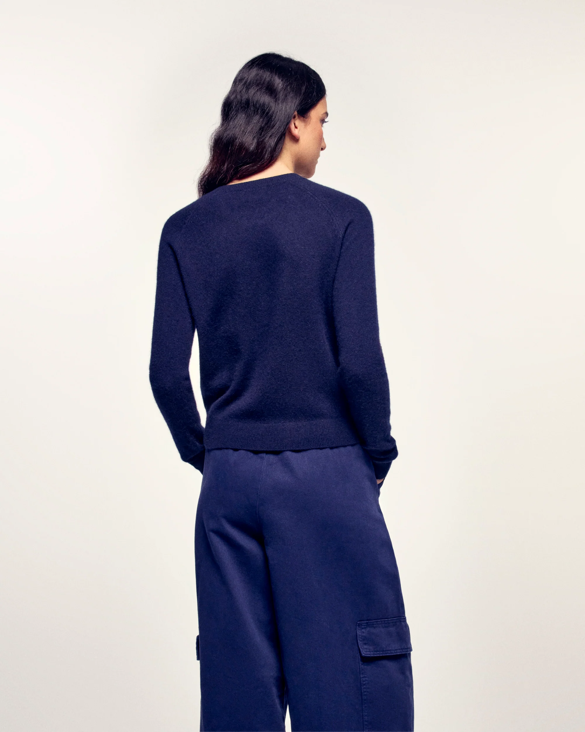 Crewneck Sweater (S26 / FEMME / Navy) - Image 4