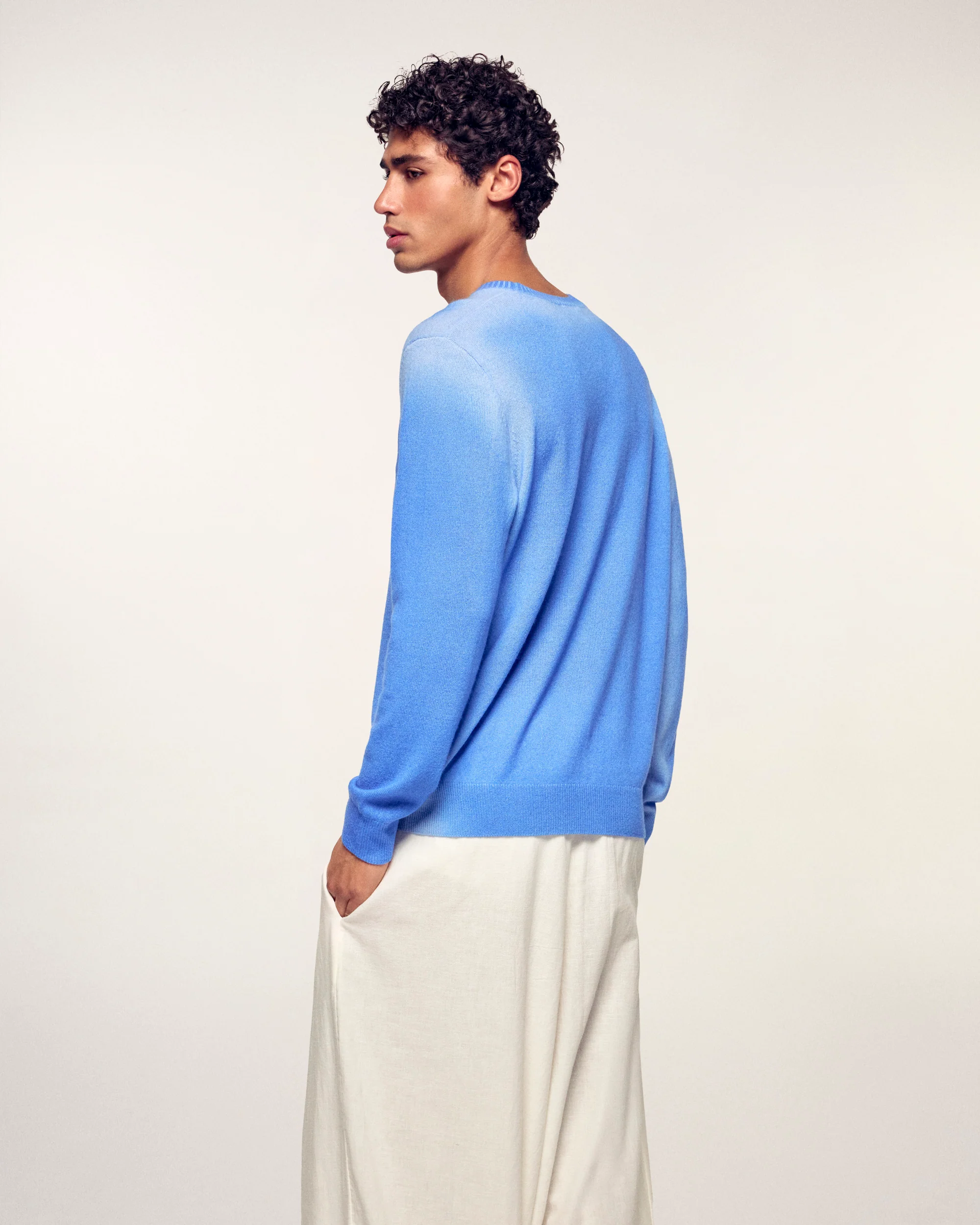 Crew Neck Sweater (S26 / HOMME / Fairy Blue) - Image 3