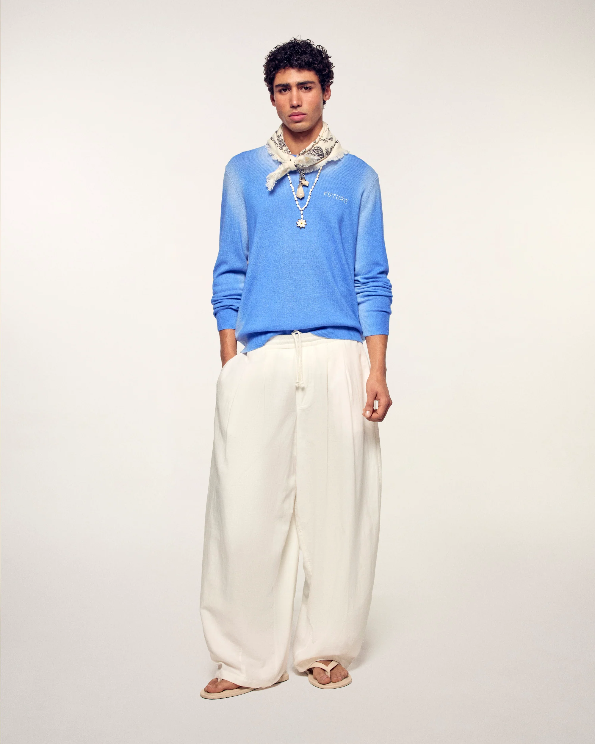 Crew Neck Sweater (S26 / HOMME / Fairy Blue) - Image 4