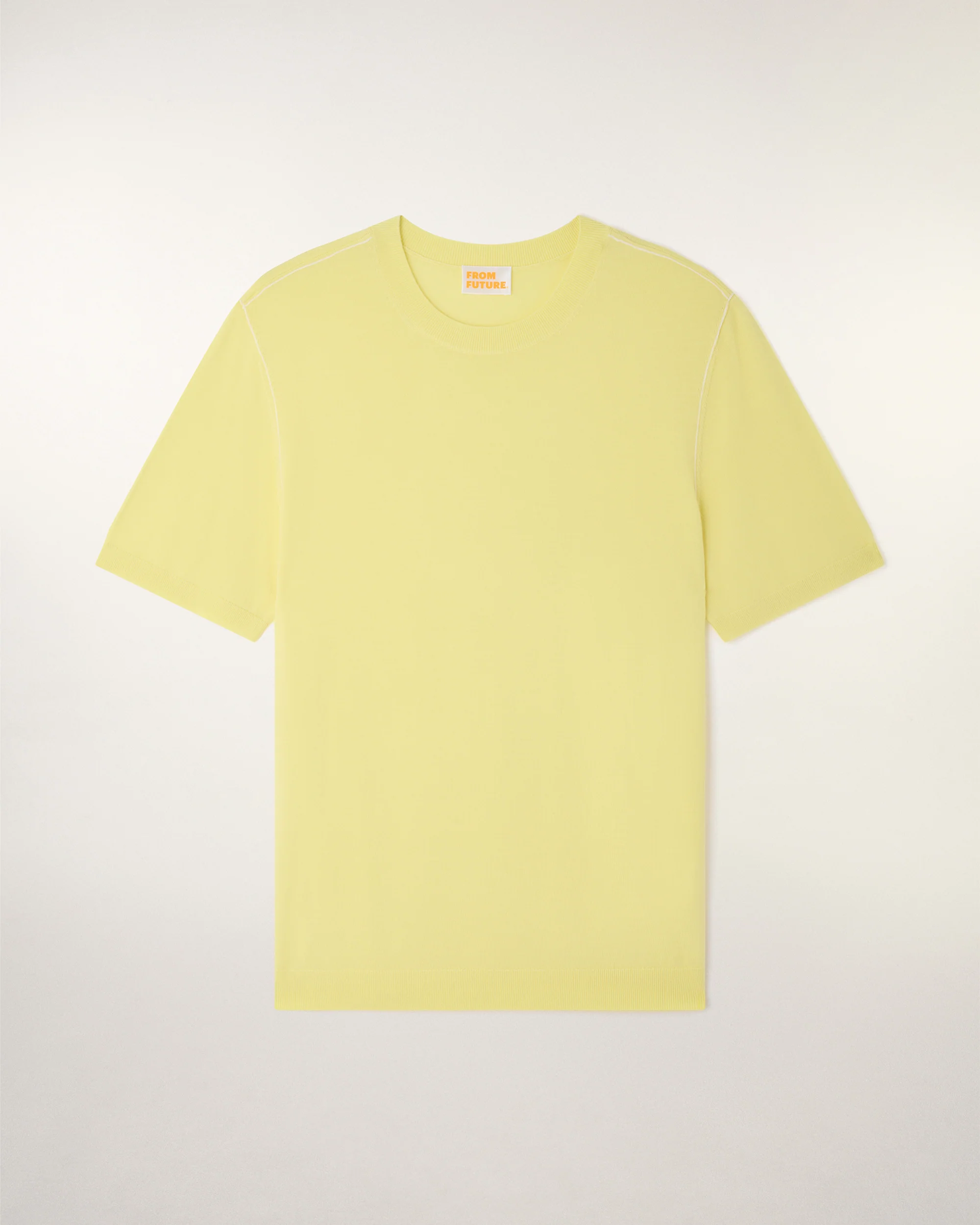 Short-Sleeve Crewneck Sweater (S26 / HOMME / Star Yellow / RWS) - Image 5