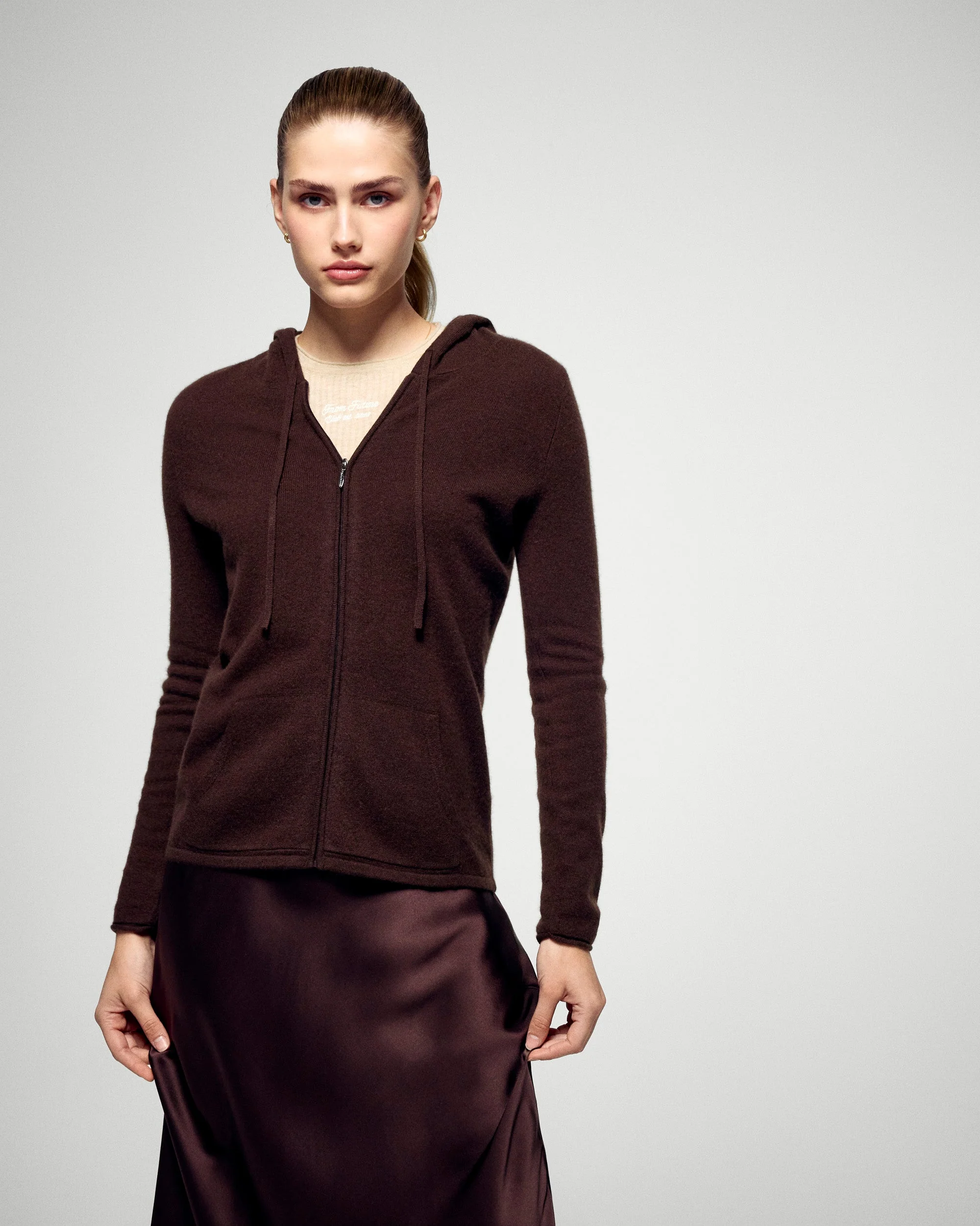 Hoodie (H25 / FEMME / Chocolate)