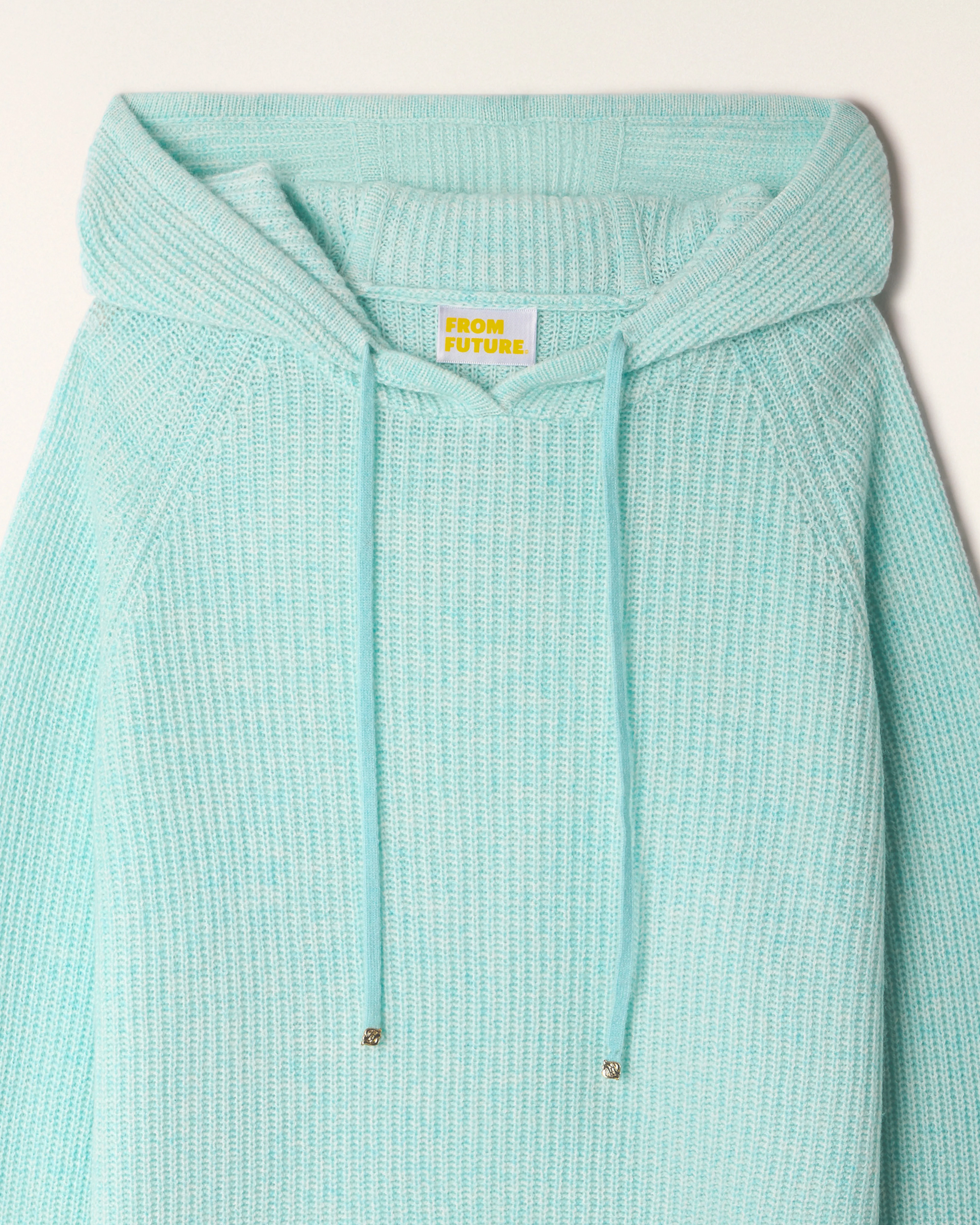 Gold Jewelry Cord Hoodie (S26/ FEMME/ Island Blue Mouline) - Image 5