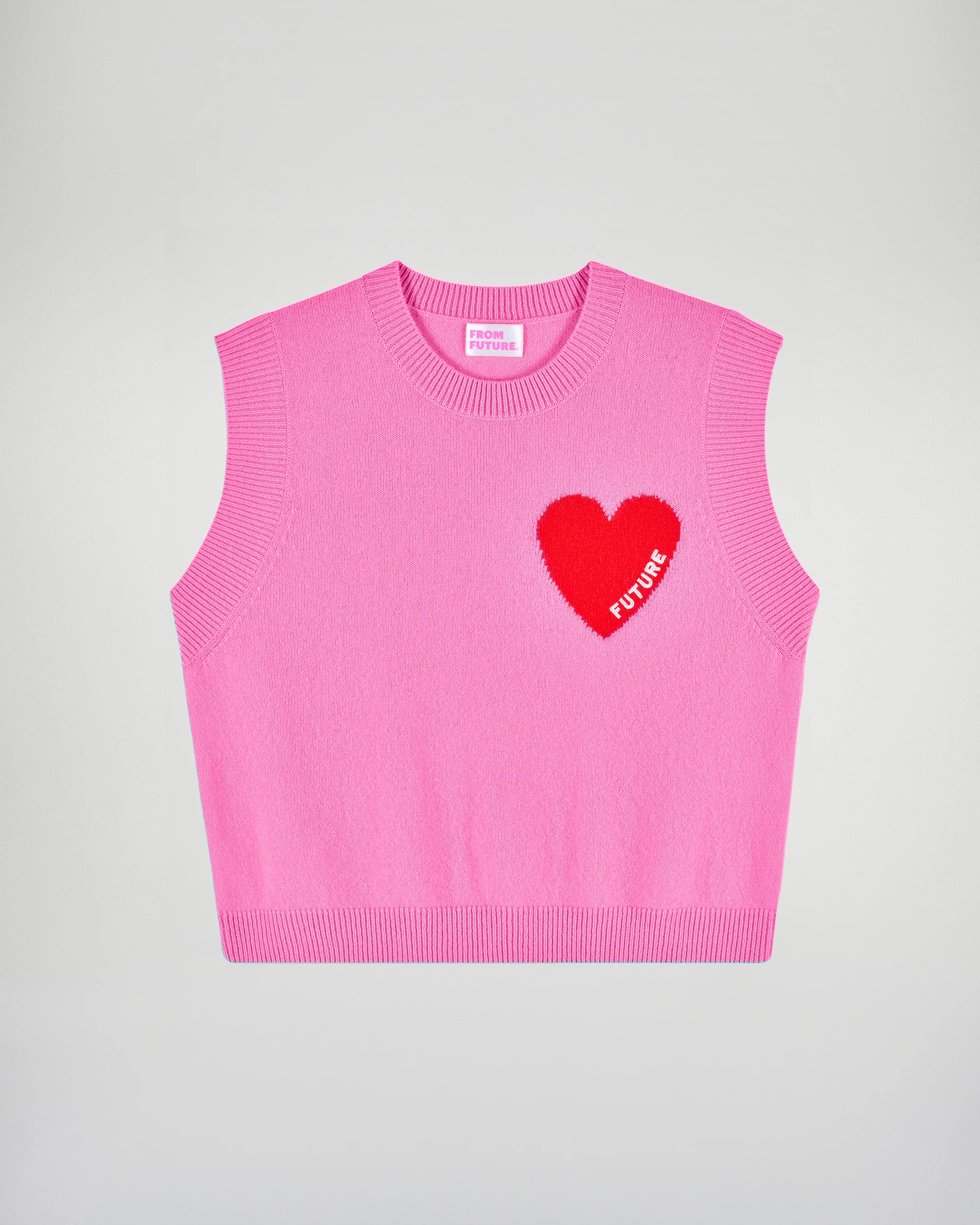 Sleeveless Sweater (H25 / FEMME / Fantasy Pink) - Image 5