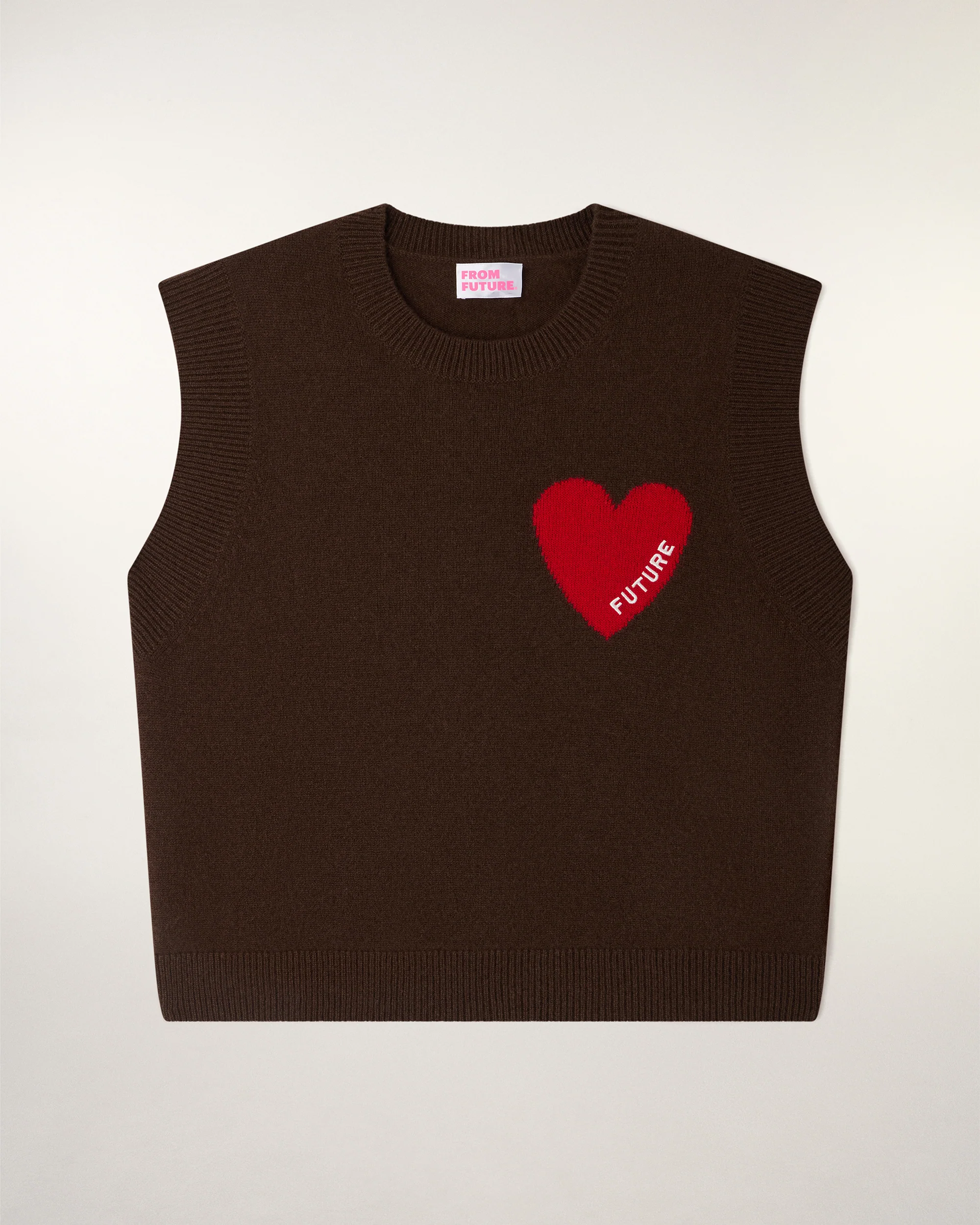 Sleeveless Sweater (S26 / FEMME / Chocolat) - Image 6