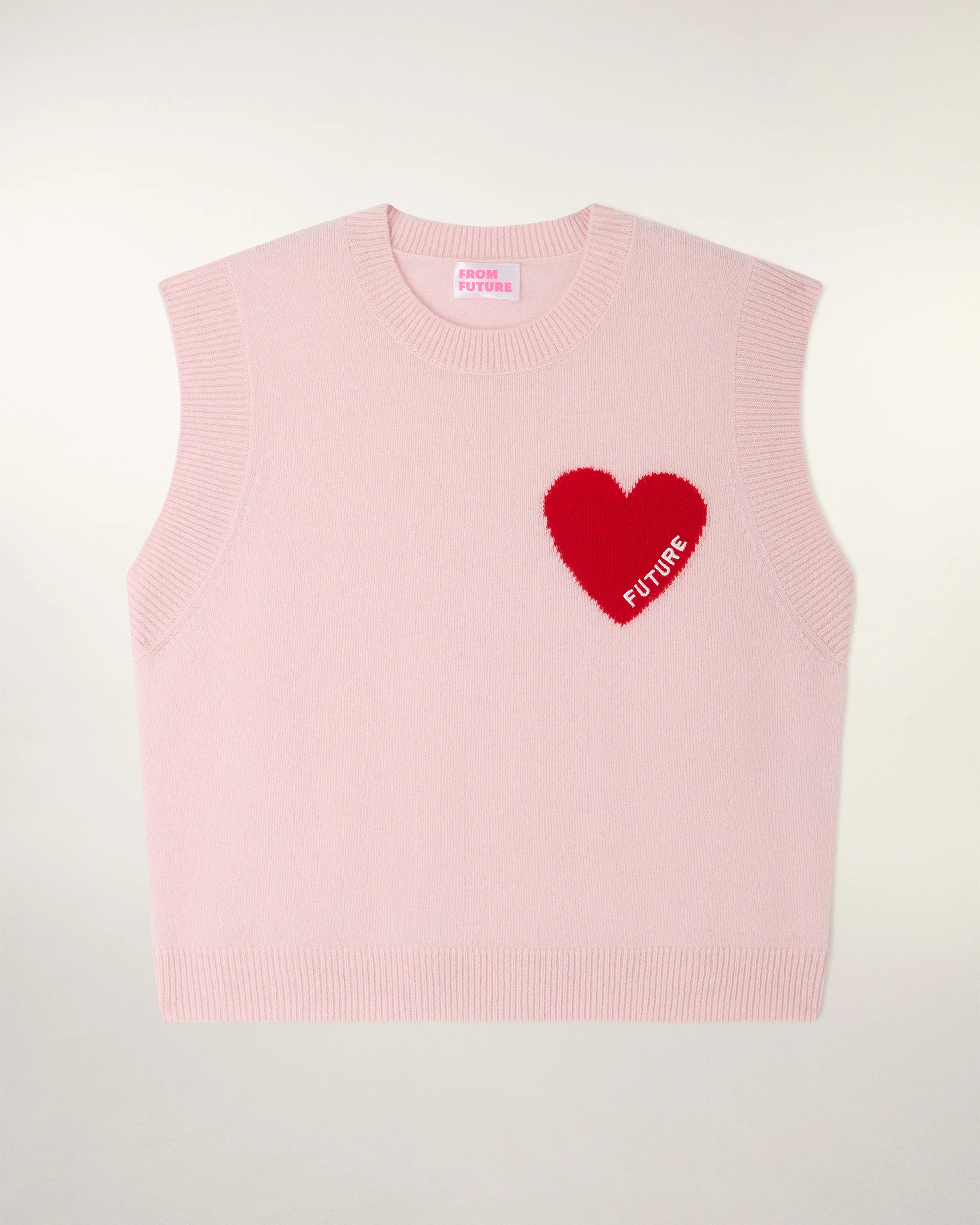 Sleeveless Sweater (S26 / FEMME / Sky Pink) - Image 5