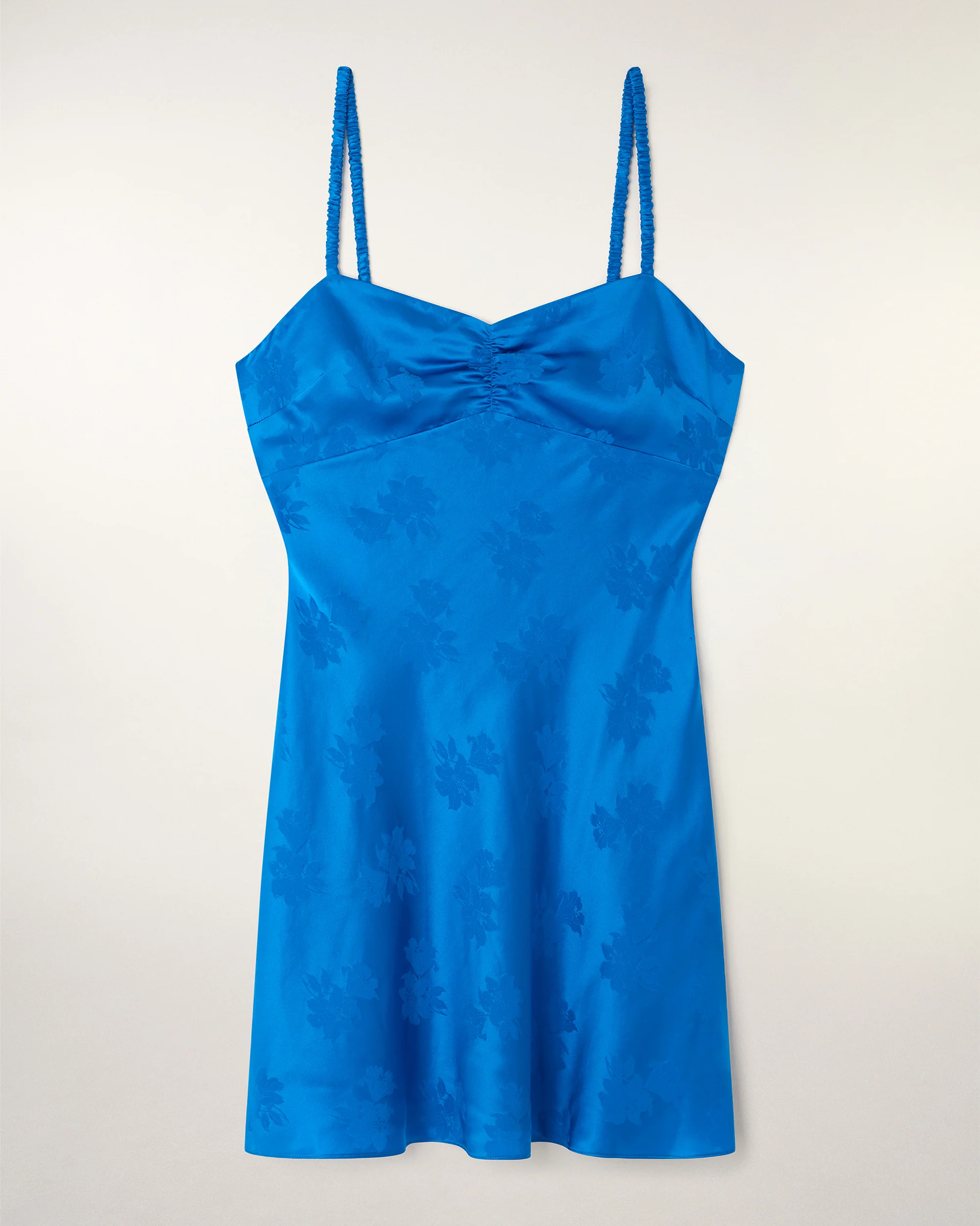 Short Strappy Dress (S26 / FEMME / Ocean Jacquard) - Image 5