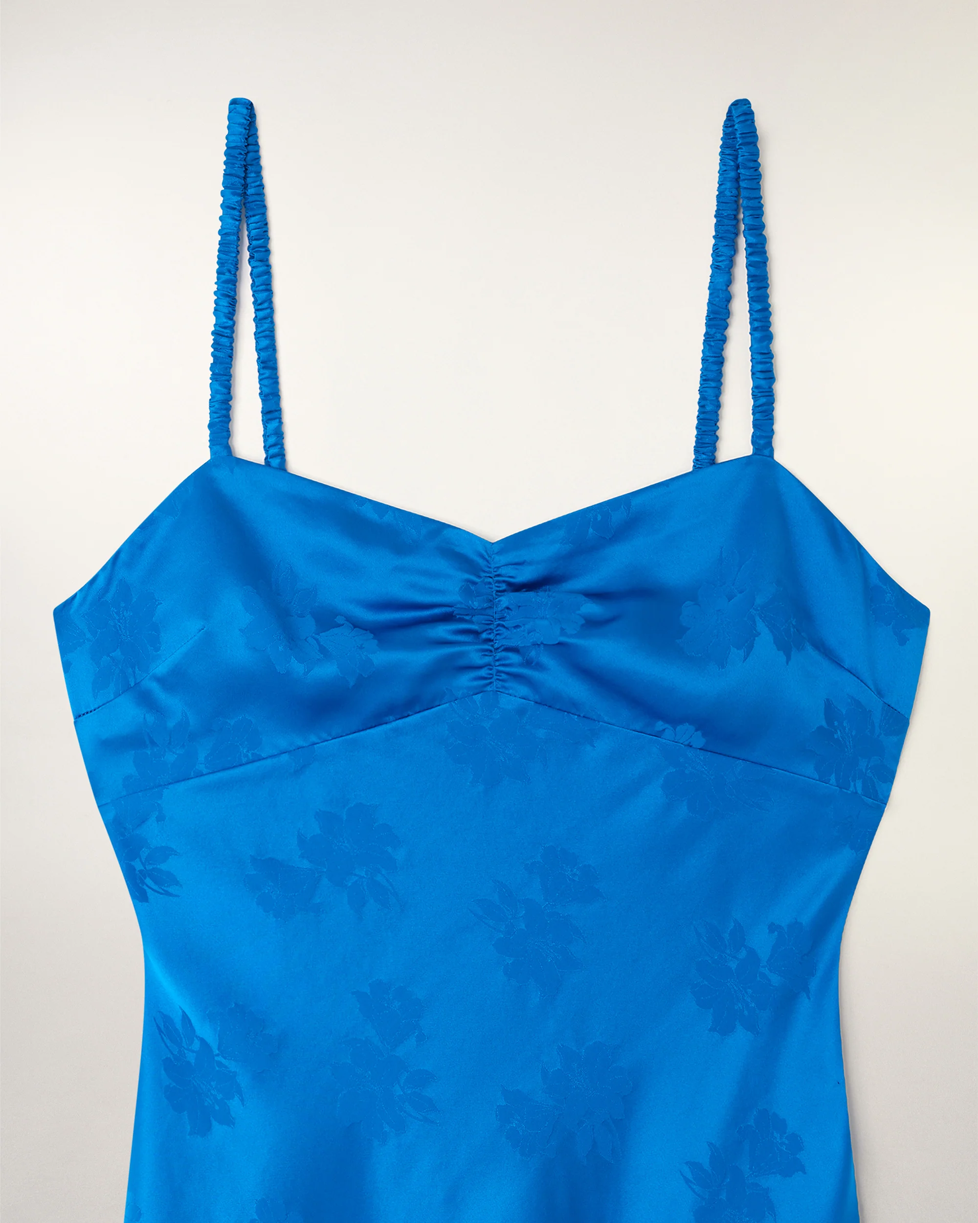 Short Strappy Dress (S26 / FEMME / Ocean Jacquard) - Image 6