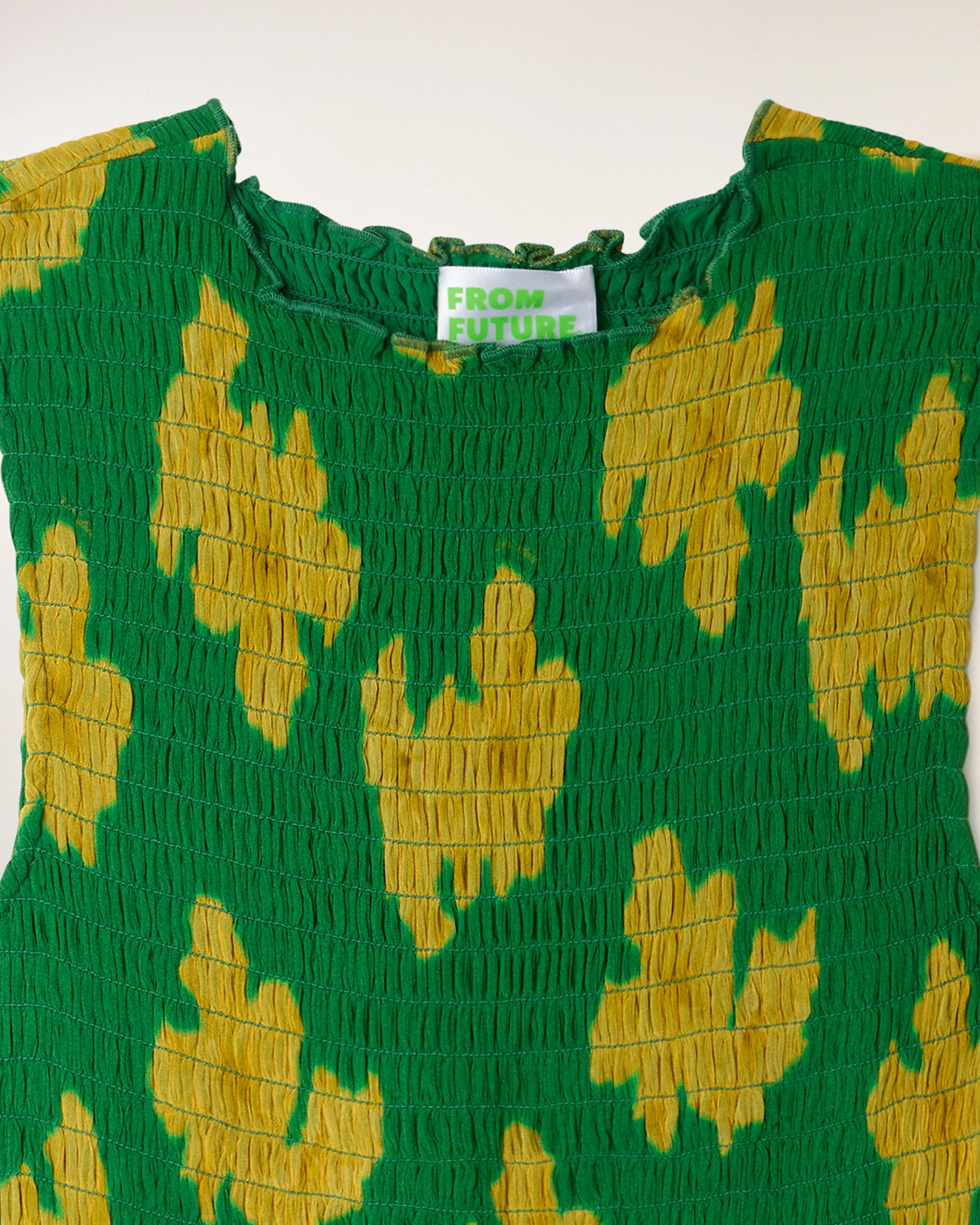 Smocked Short Dress (S26 / FEMME / Brazil Hibiscus) - Image 6