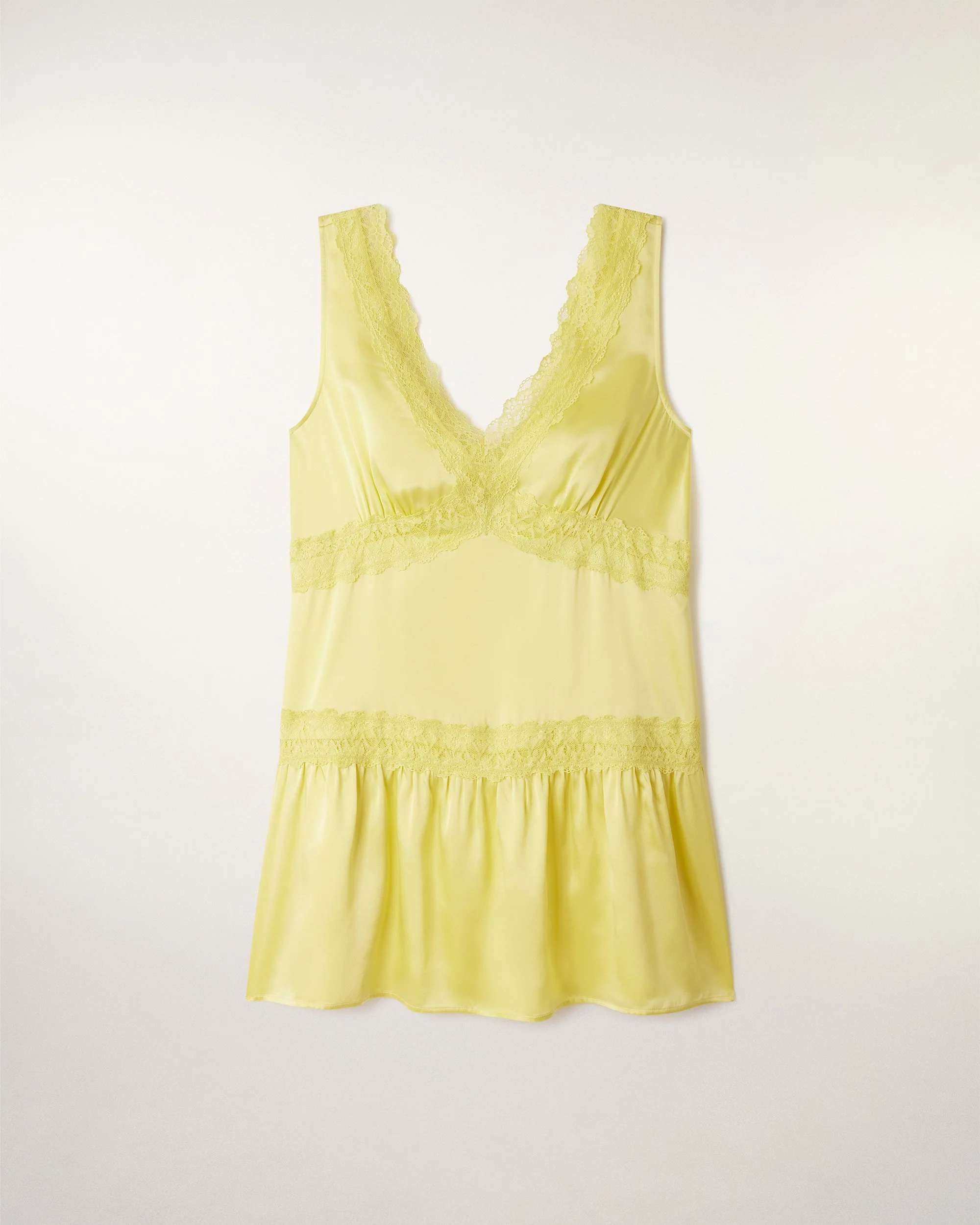 Lace Short Dress (S26 / FEMME / Sunset Yellow) - Image 5