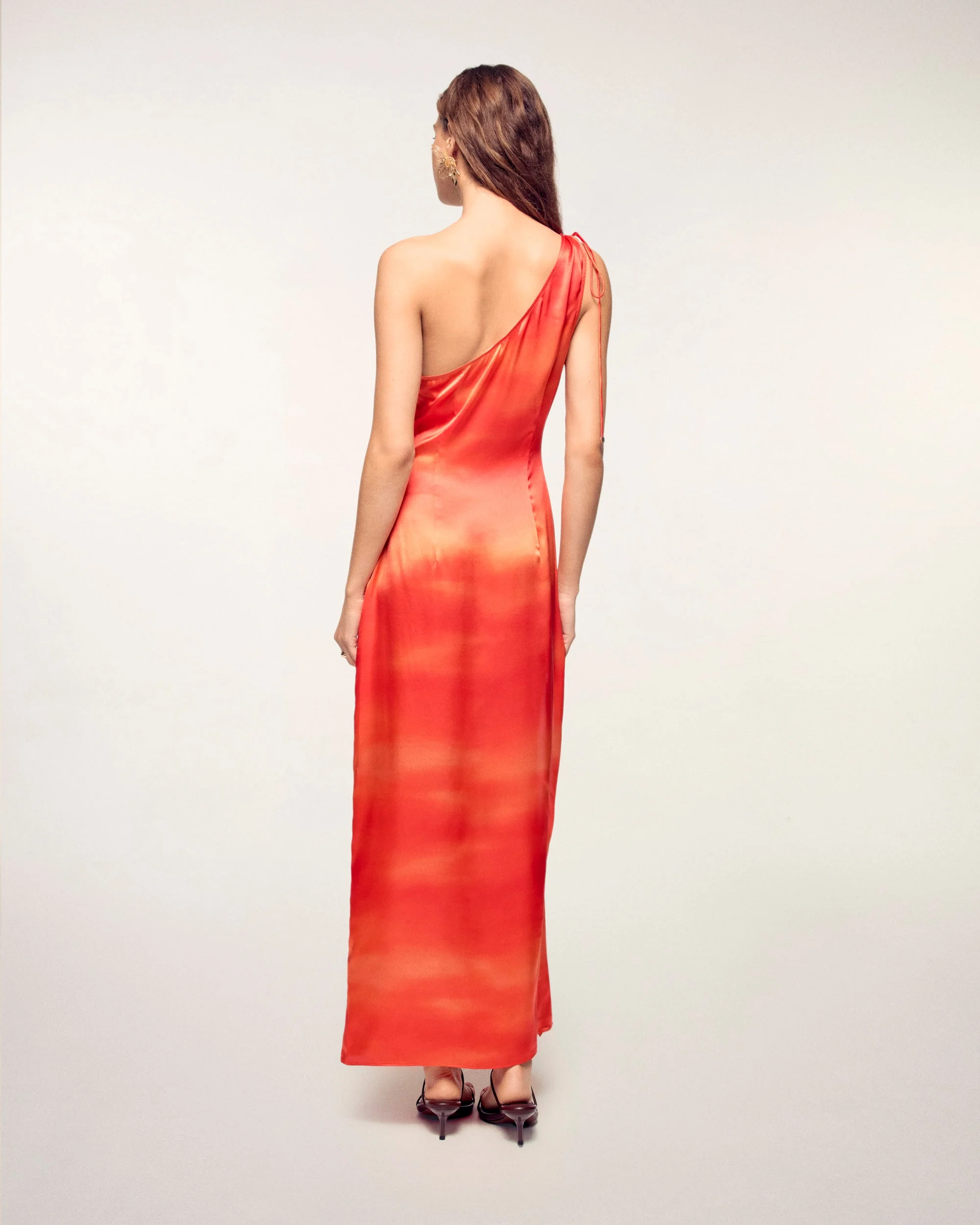 Asymmetric Long Dress (S26 / FEMME / Sunset Samba) - Image 3