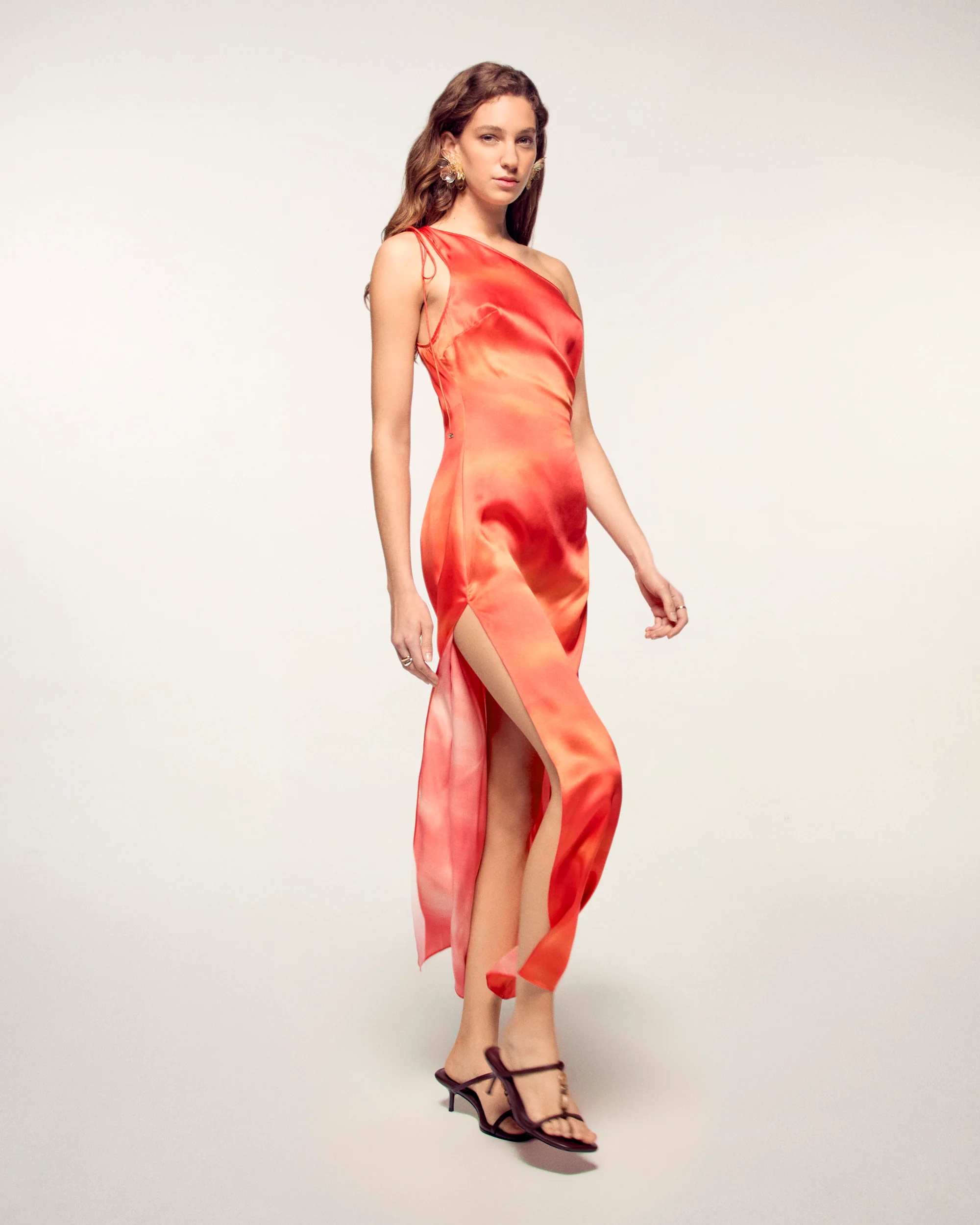 Asymmetric Long Dress (S26 / FEMME / Sunset Samba) - Image 6