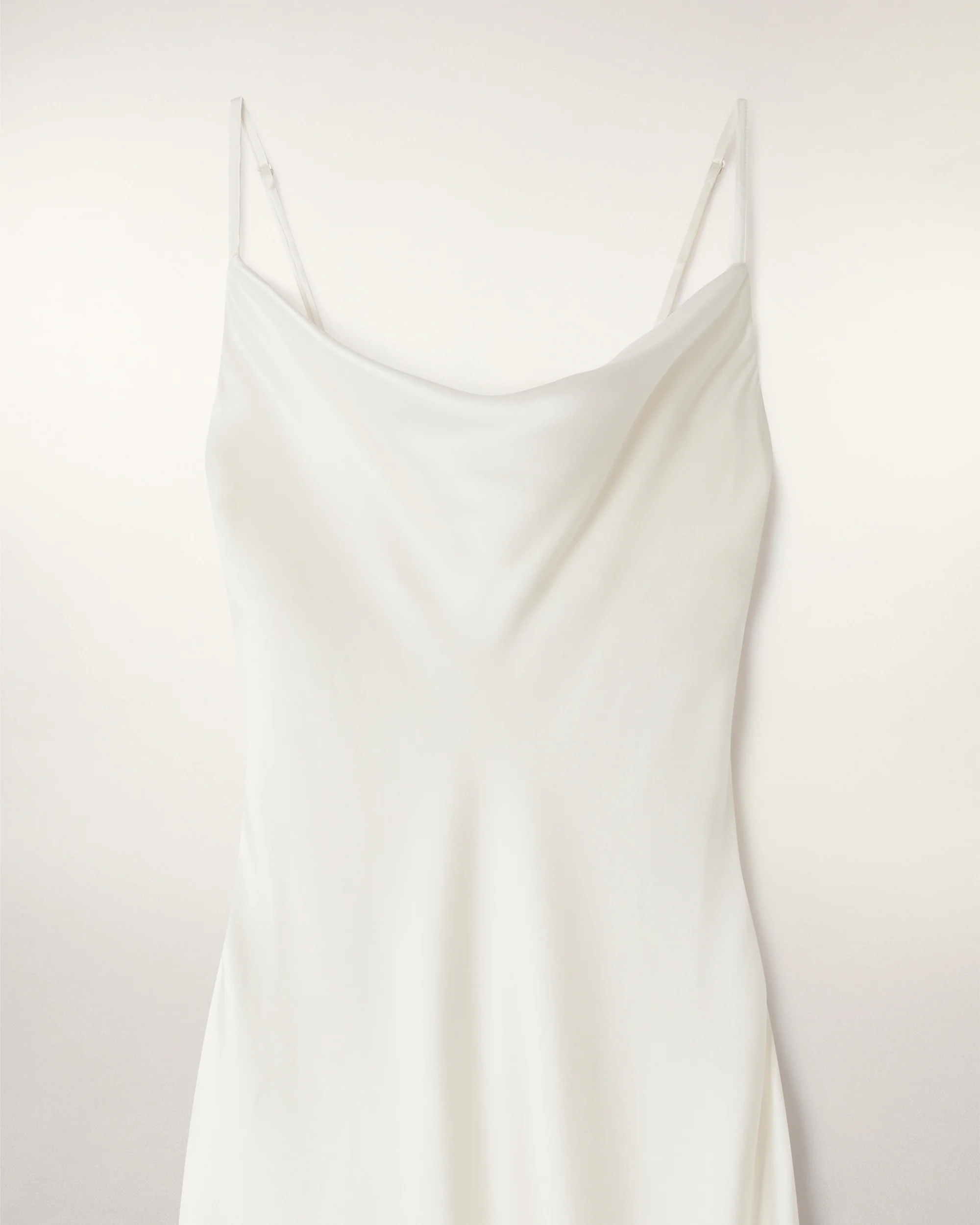 Cowl Neck Strappy Long Dress (S26 / FEMME / Ecru) - Image 5
