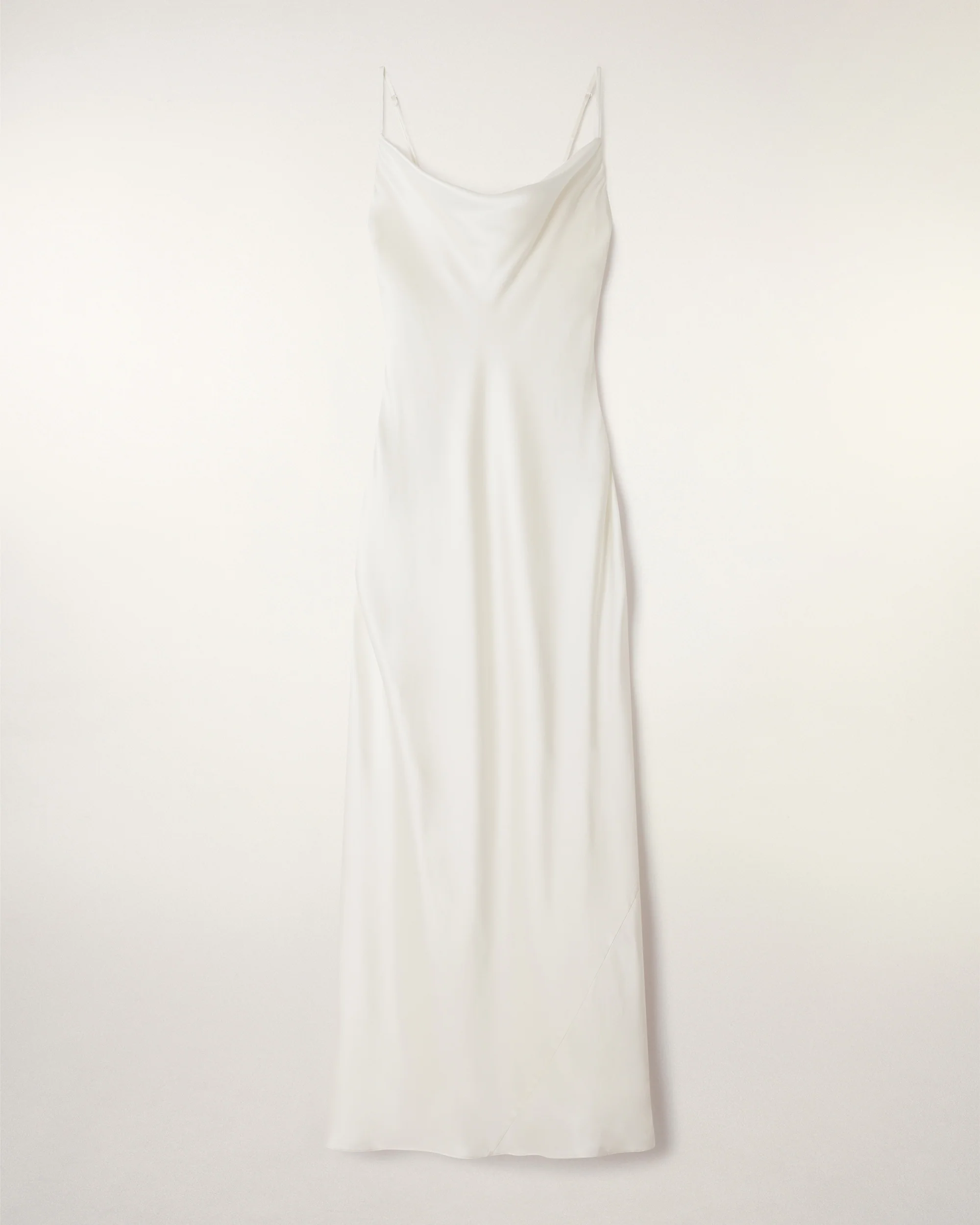 Cowl Neck Strappy Long Dress (S26 / FEMME / Ecru) - Image 6