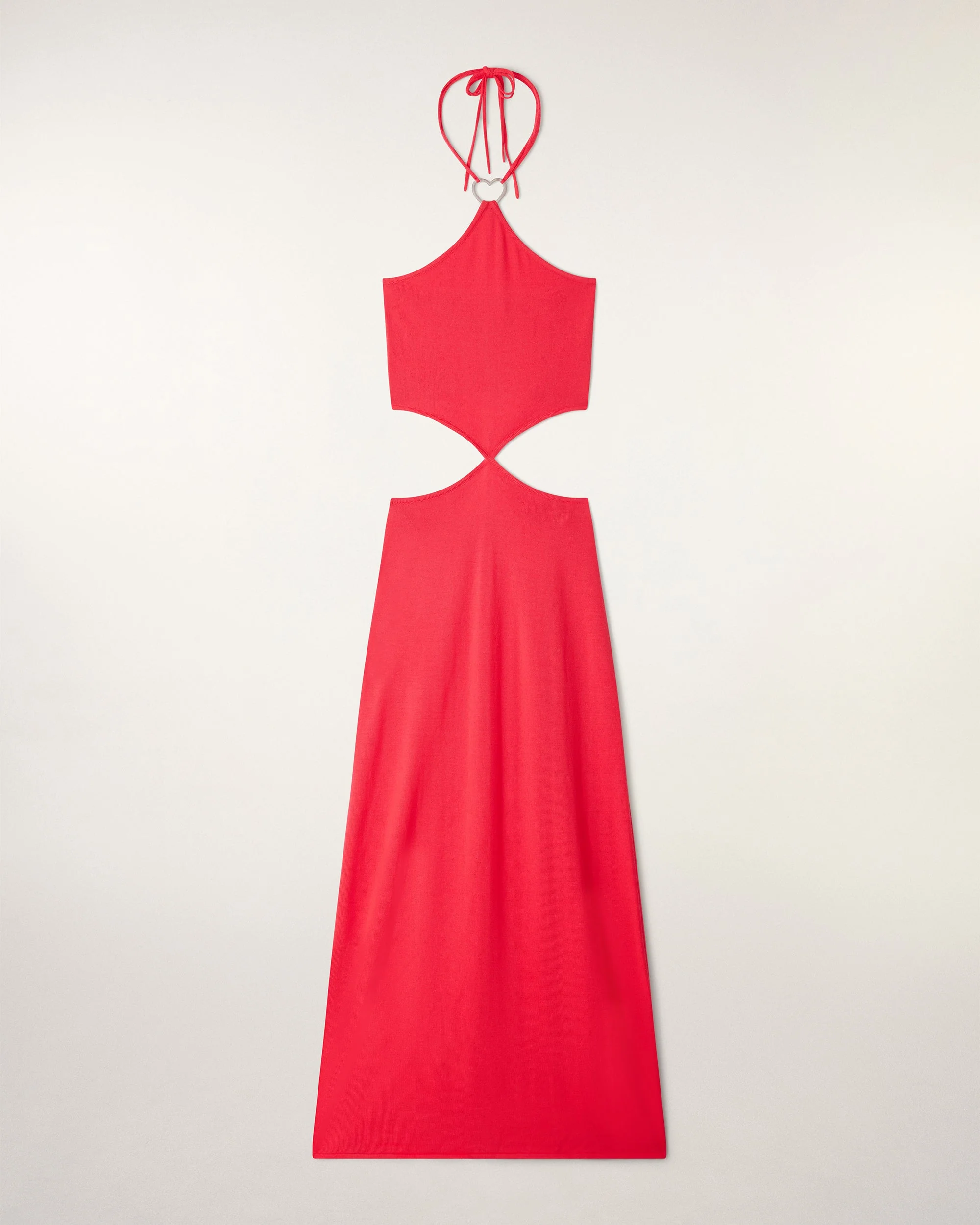 Jewel Heart Cut-Out Long Dress (S26 / FEMME / Love Coral / RWS) - Image 7