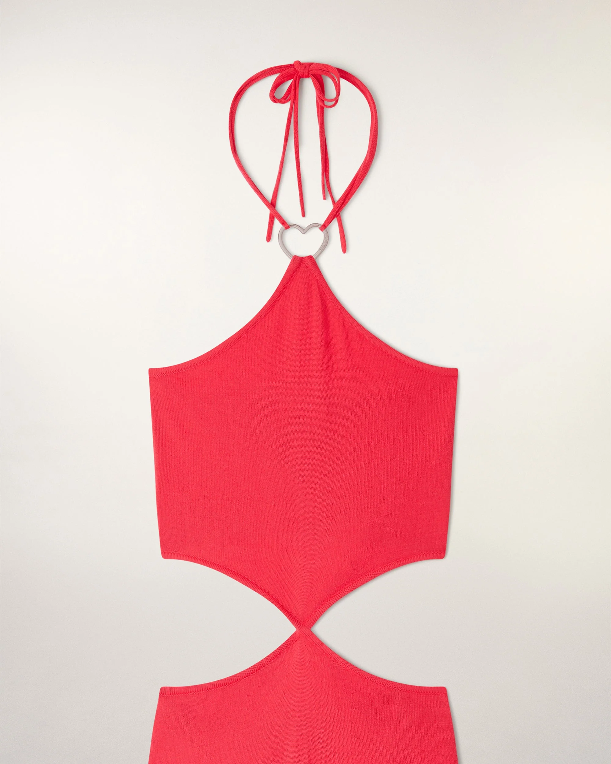 Jewel Heart Cut-Out Long Dress (S26 / FEMME / Love Coral / RWS) - Image 8