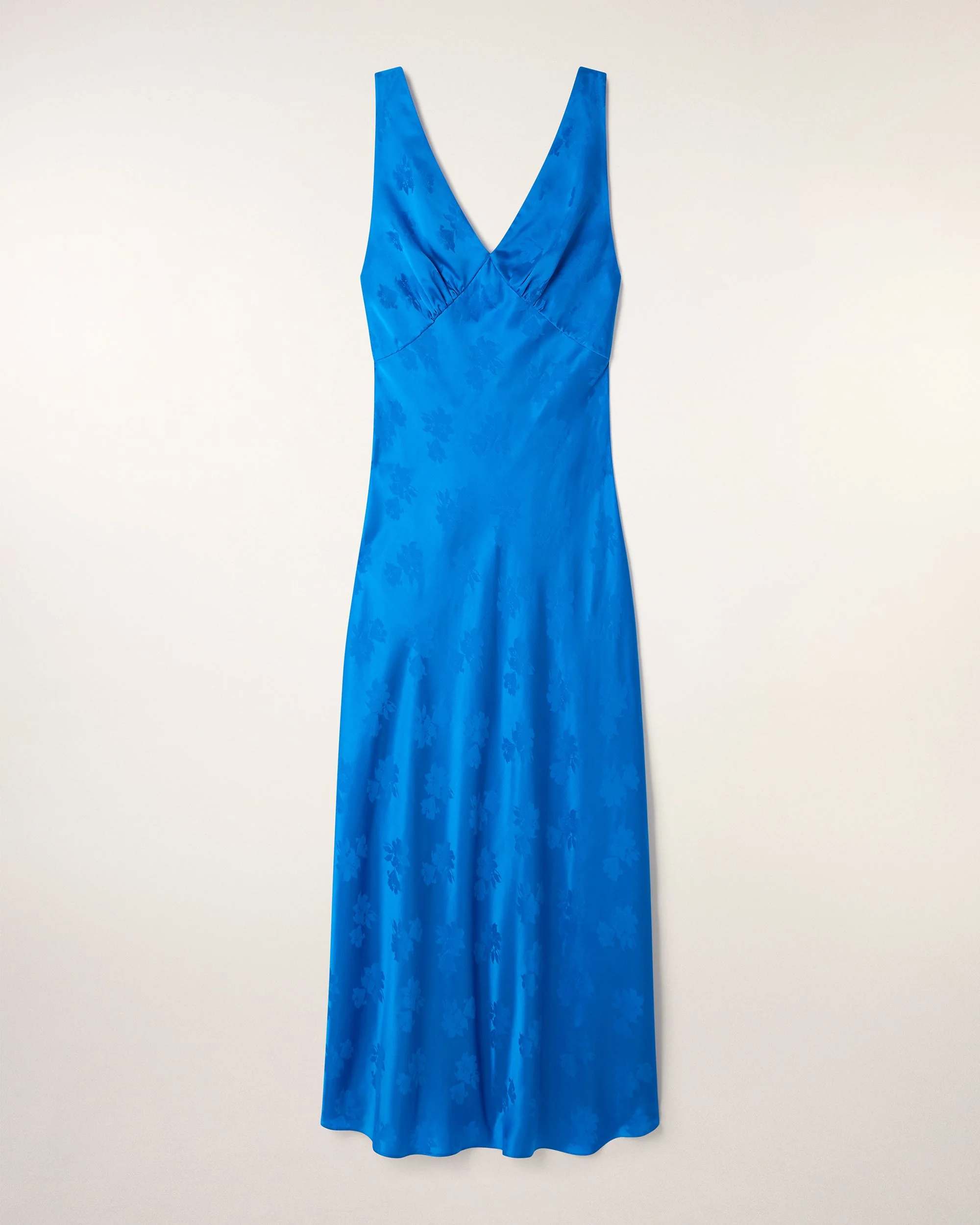 Long Dress with Straps (S26 / FEMME / Ocean Jacquard) - Image 6