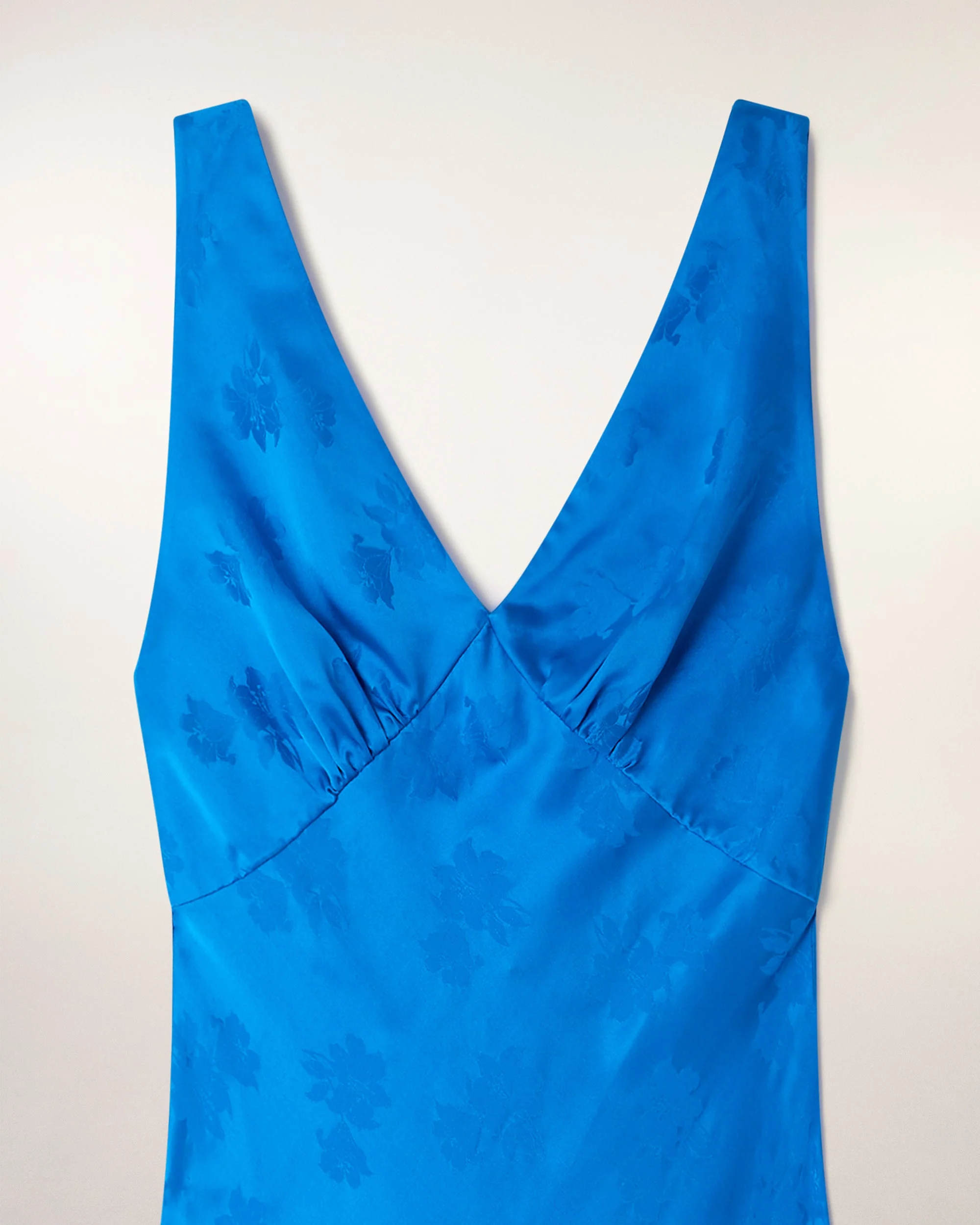 Long Dress with Straps (S26 / FEMME / Ocean Jacquard) - Image 7