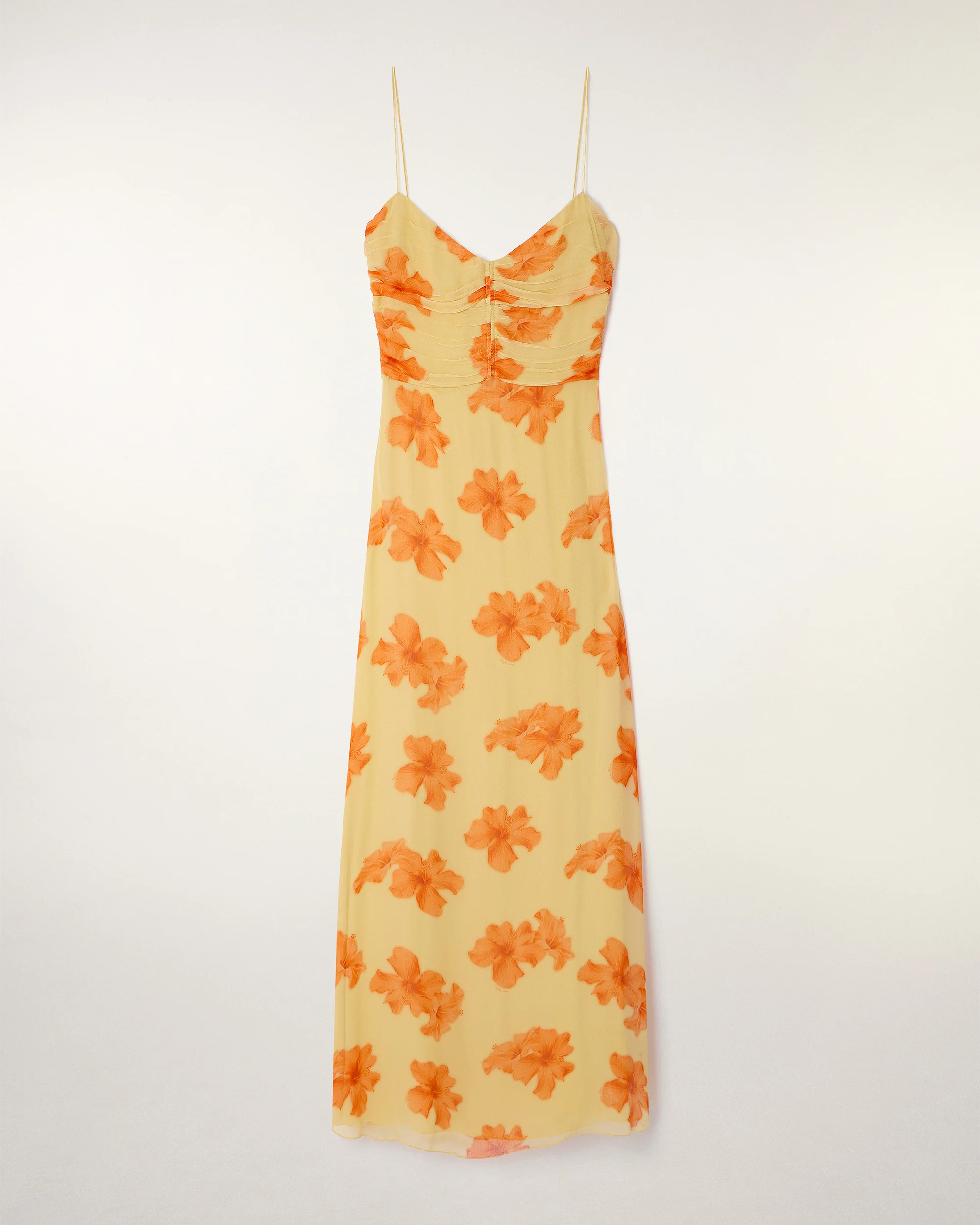 Long Strappy Dress (S26 / FEMME / Sunny hibiscus) - Image 5