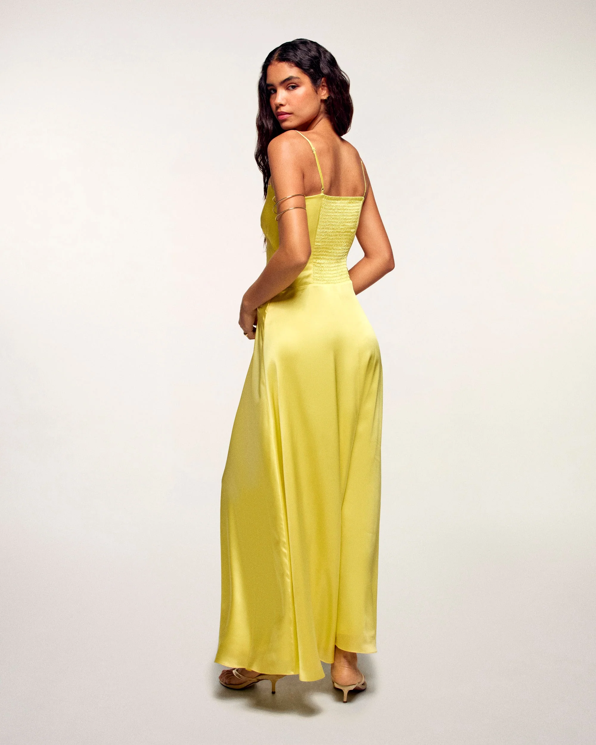 Strappy Long Dress (S26 / FEMME / Sunset Yellow) - Image 2