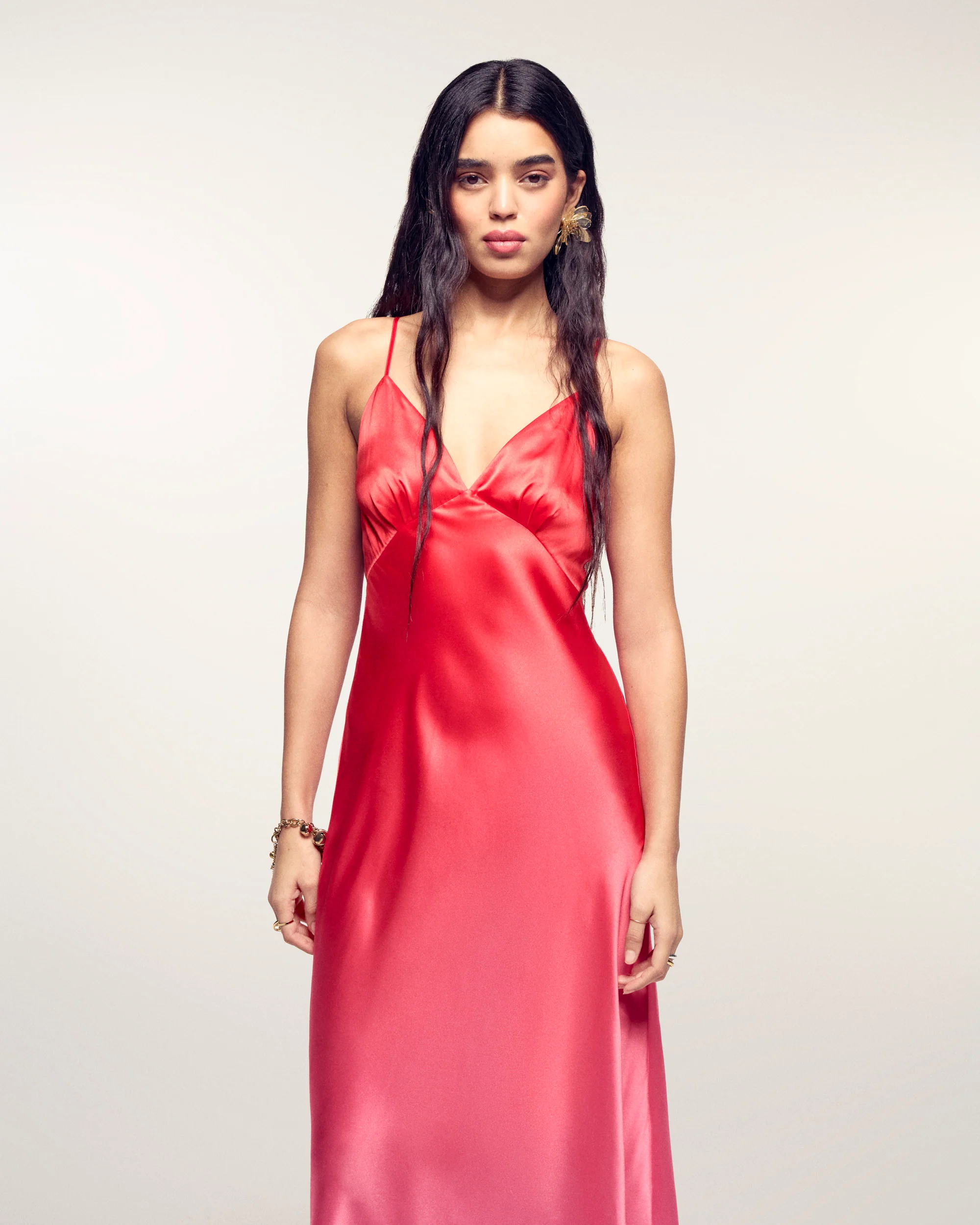 Strappy Maxi Dress (S26/ FEMME/ Tropical Sunset) - Image 3