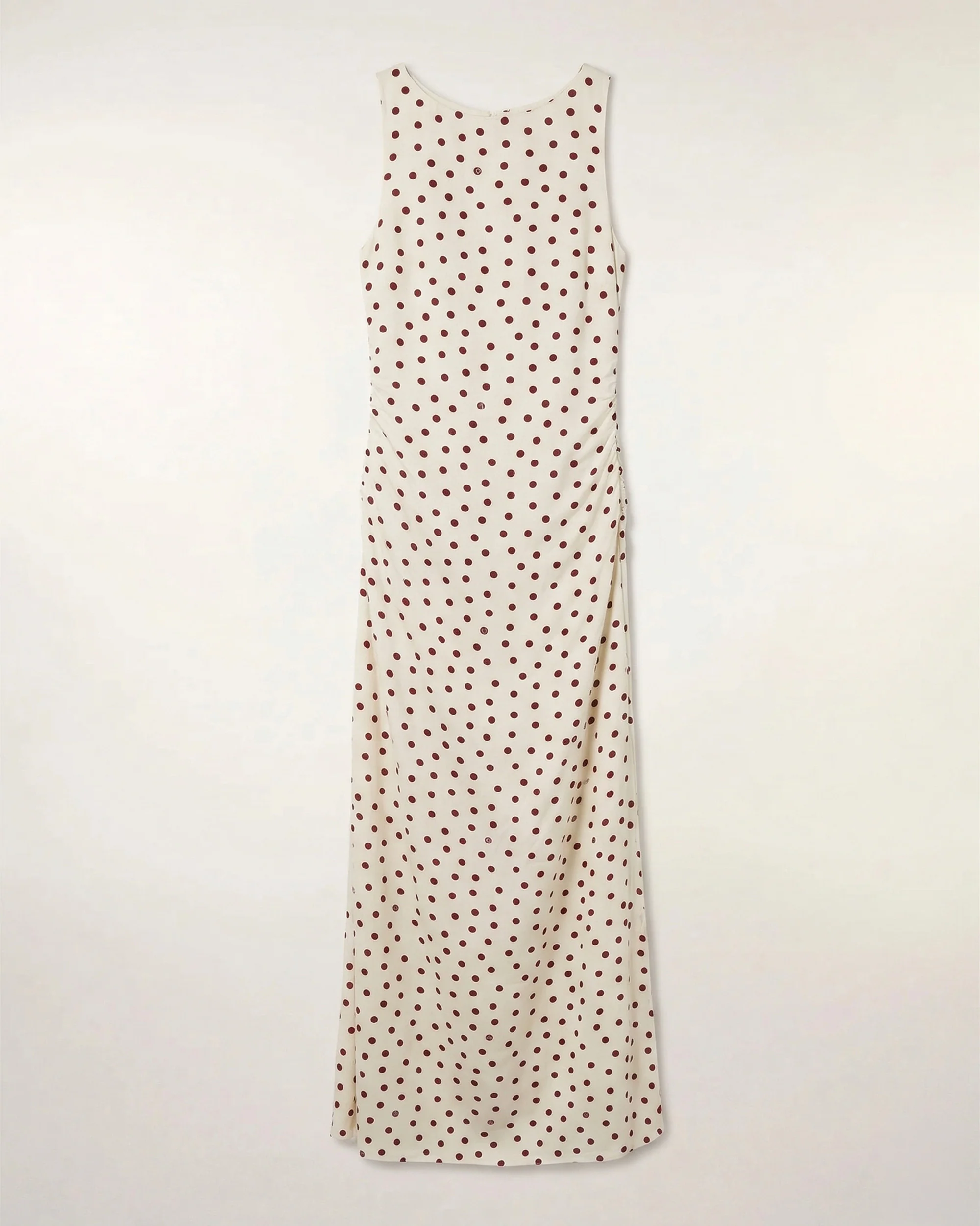Slit Long Dress (S26 / FEMME / White Dots) - Image 2