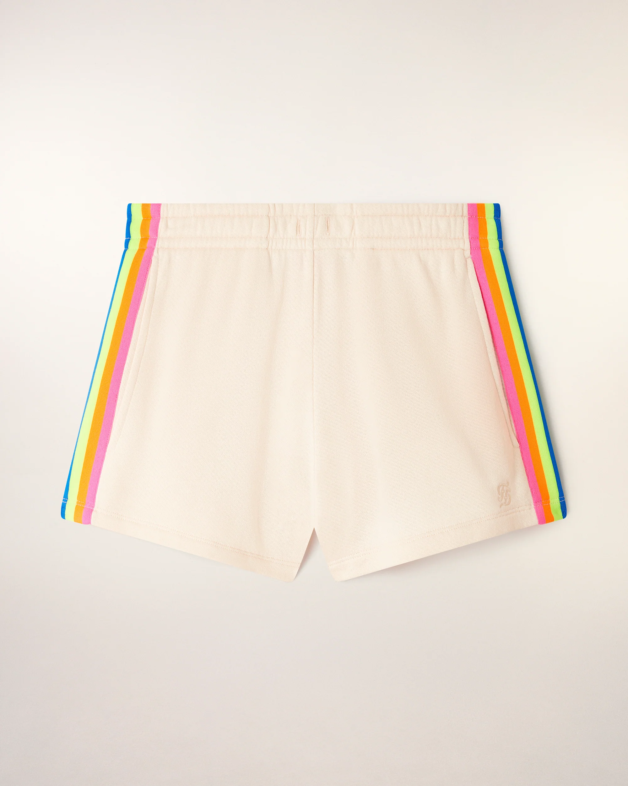 Striped Multicolored Mini Shorts (S26 / FEMME / Sable) - Image 5