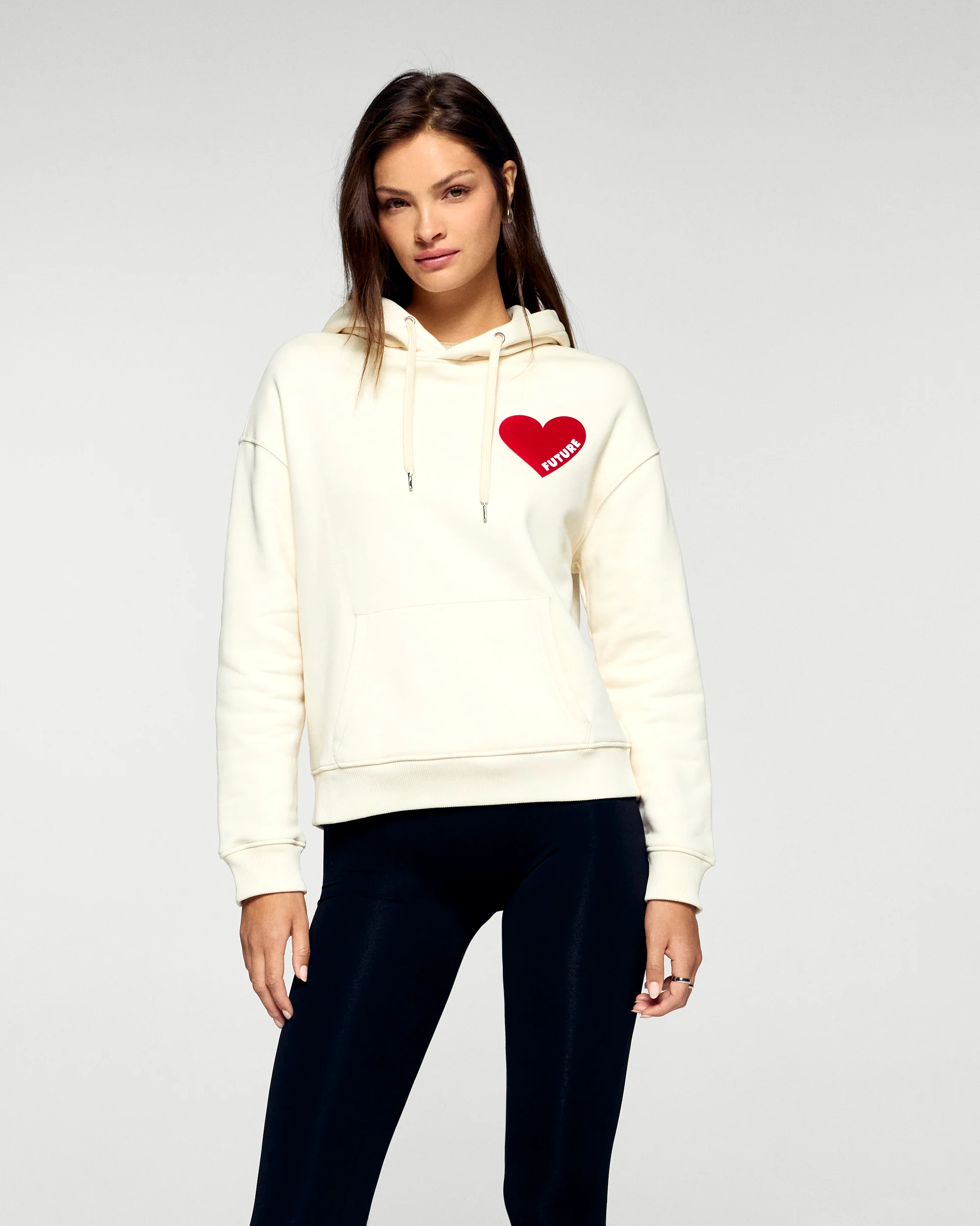 Hoodie Sweatshirt (H25 / WOMEN / Sand)