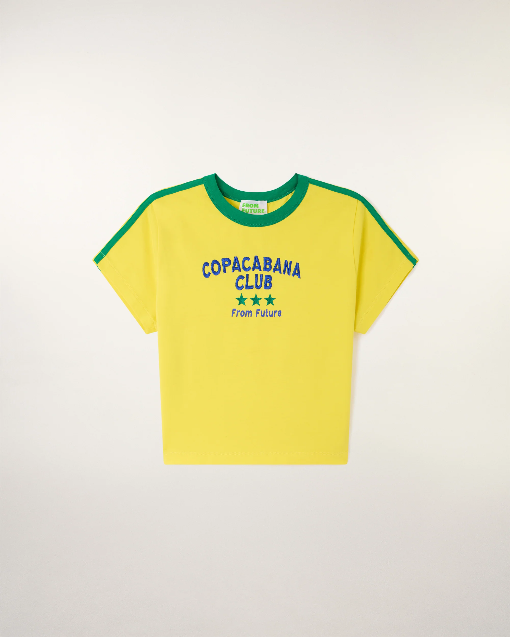 Copacabana Club T-shirt (S26 / FEMME / Brazil yellow) - Image 8