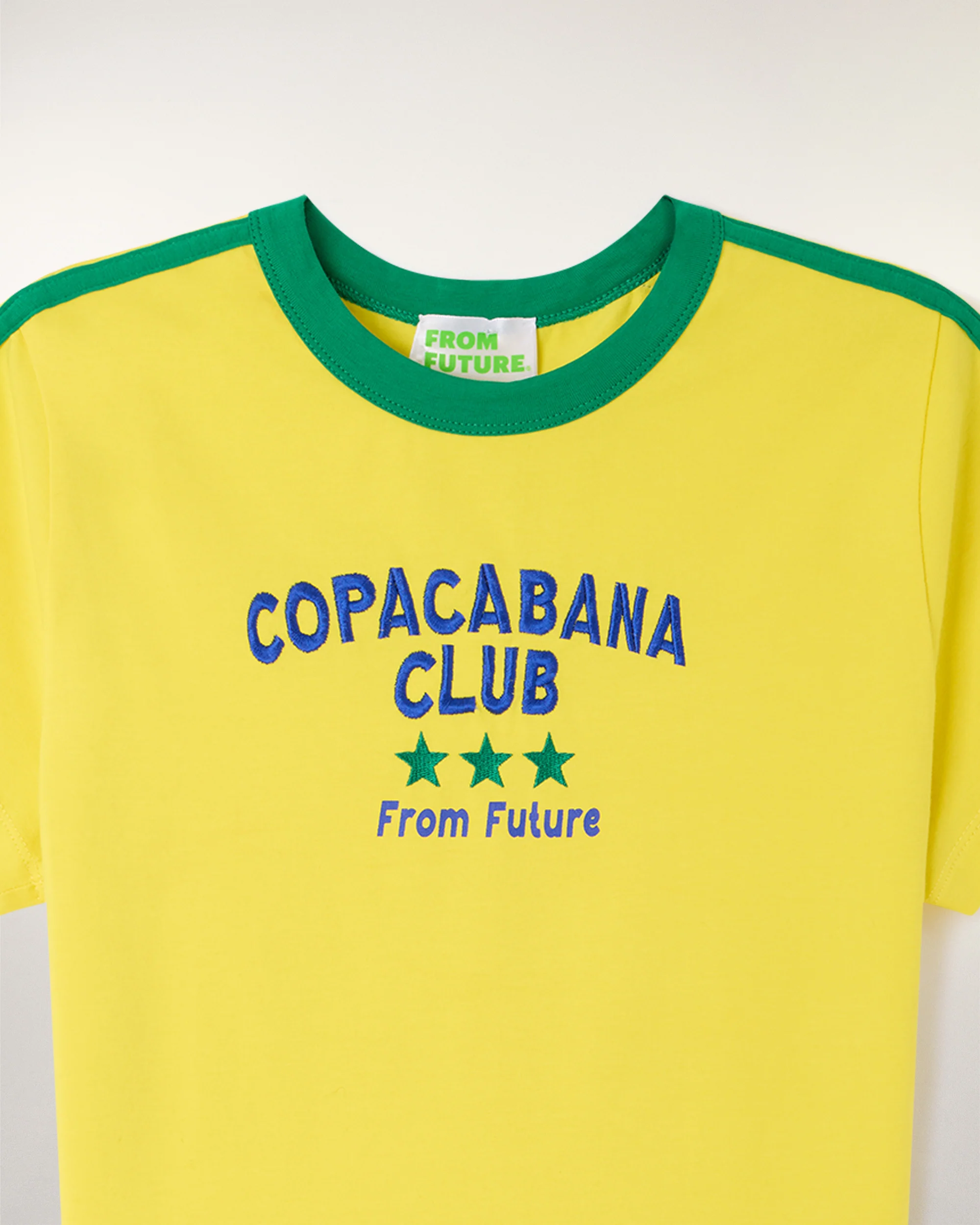 Copacabana Club T-shirt (S26 / FEMME / Brazil yellow) - Image 9