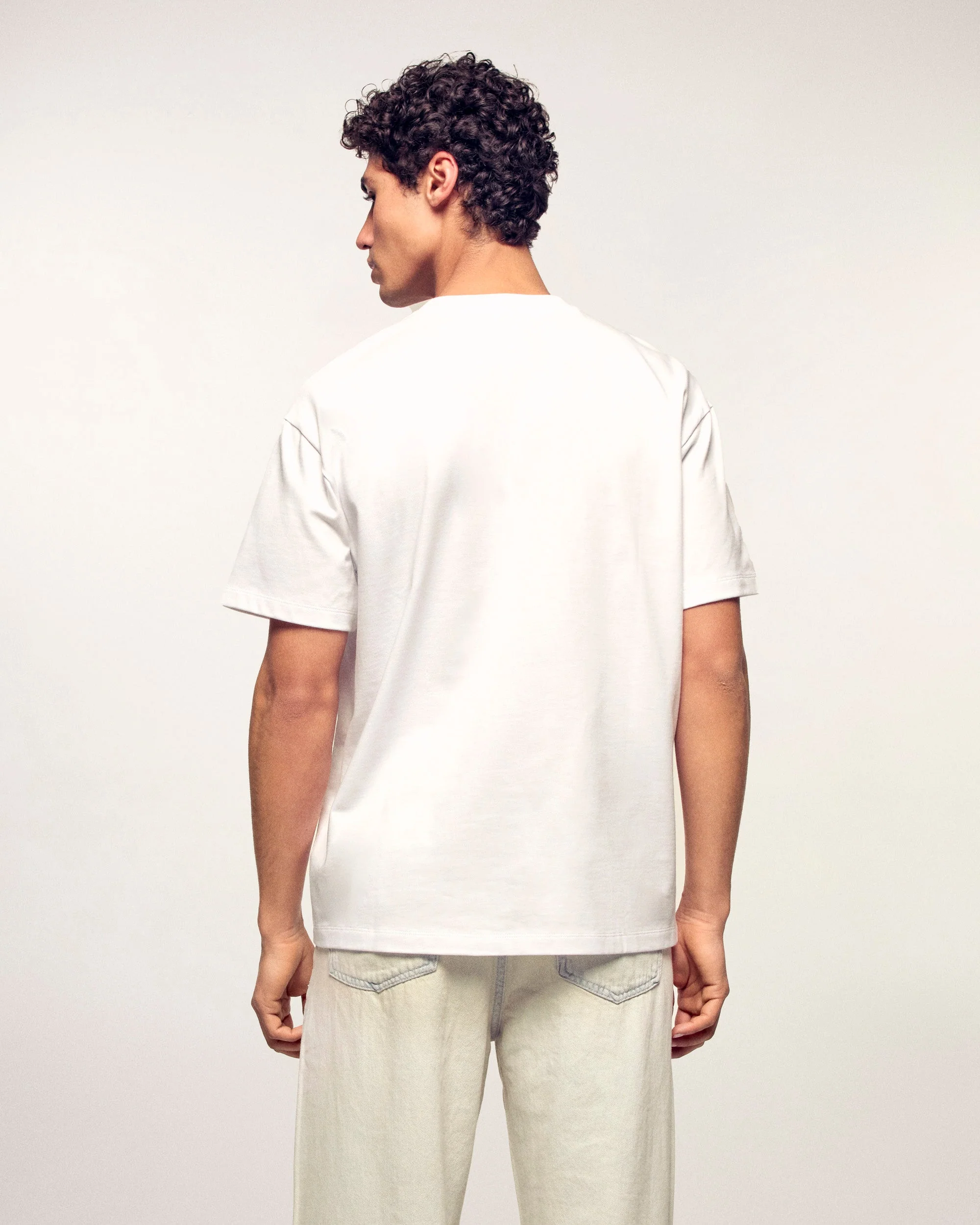 Crewneck Pocket T-shirt (S26 / HOMME / Ecru) - Image 4