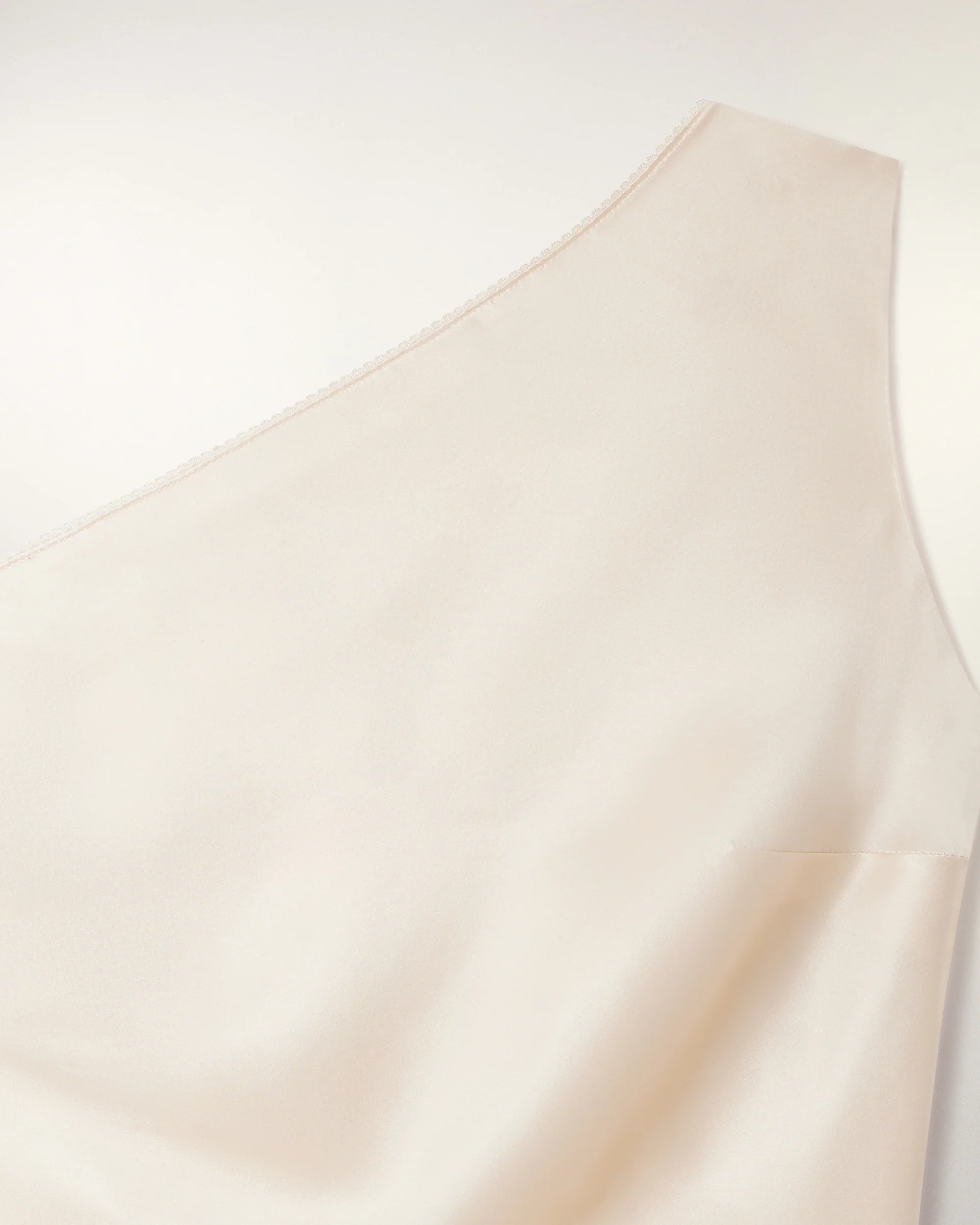 Asymmetric Lace Top (S26 / FEMME / Champagne) - Image 6