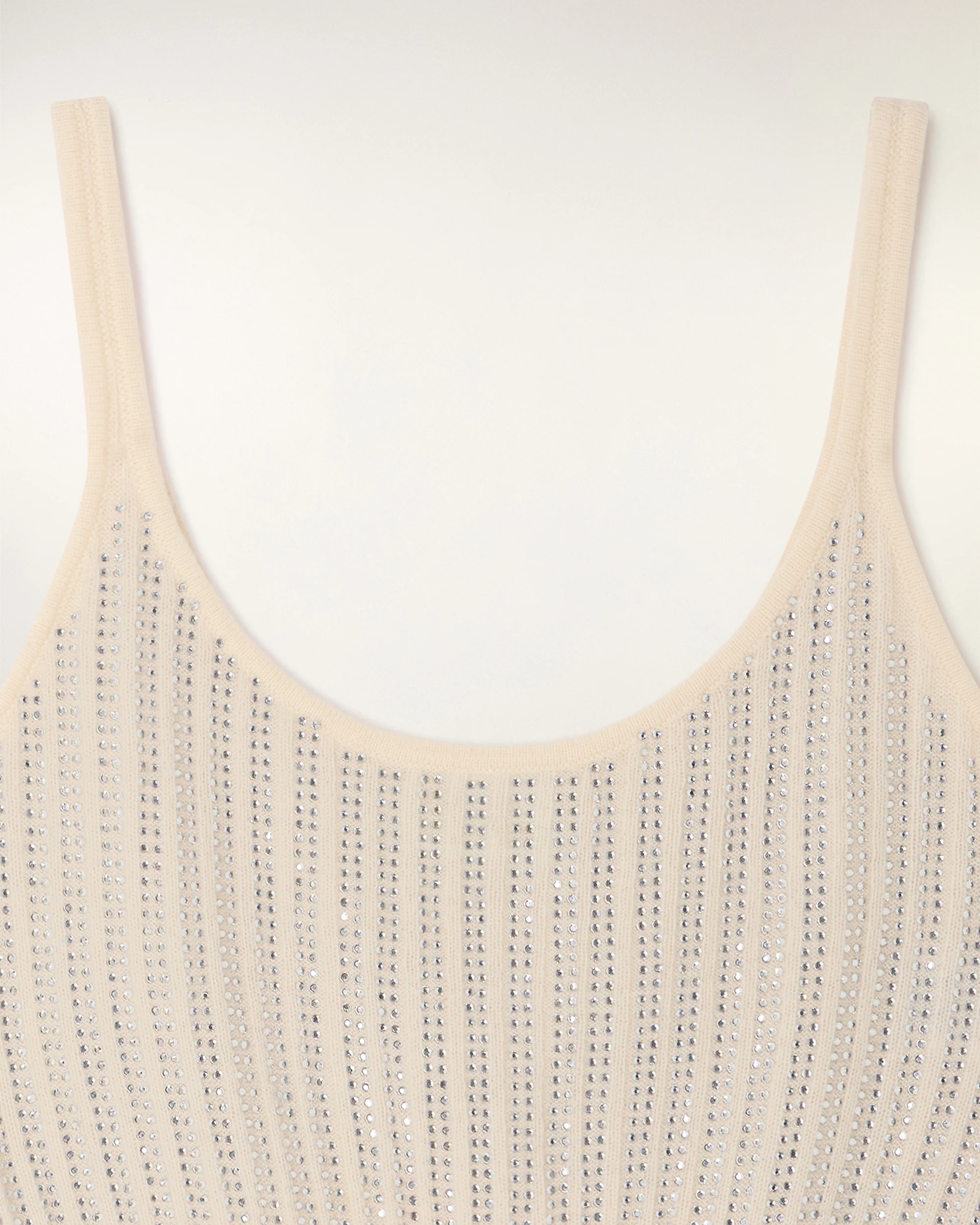 Rhinestone Bralette Top (S26 / FEMME / Ecru) - Image 6