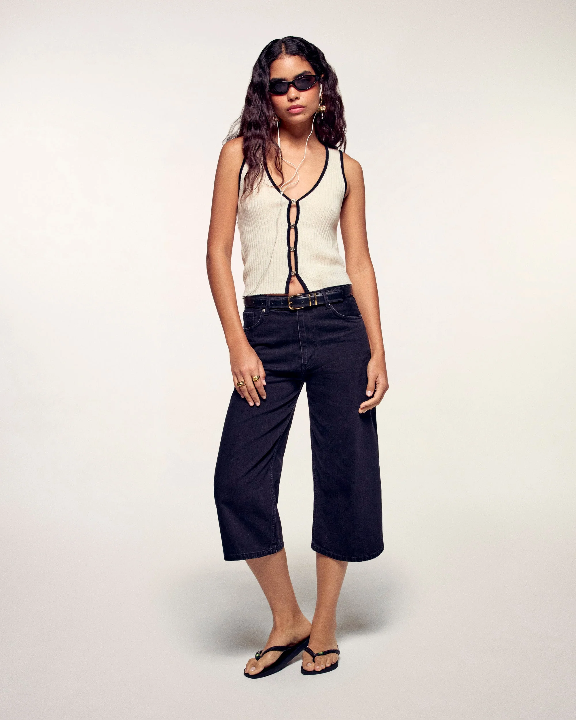 Jewel Strap Top (S26 / FEMME / Ecru) - Image 3