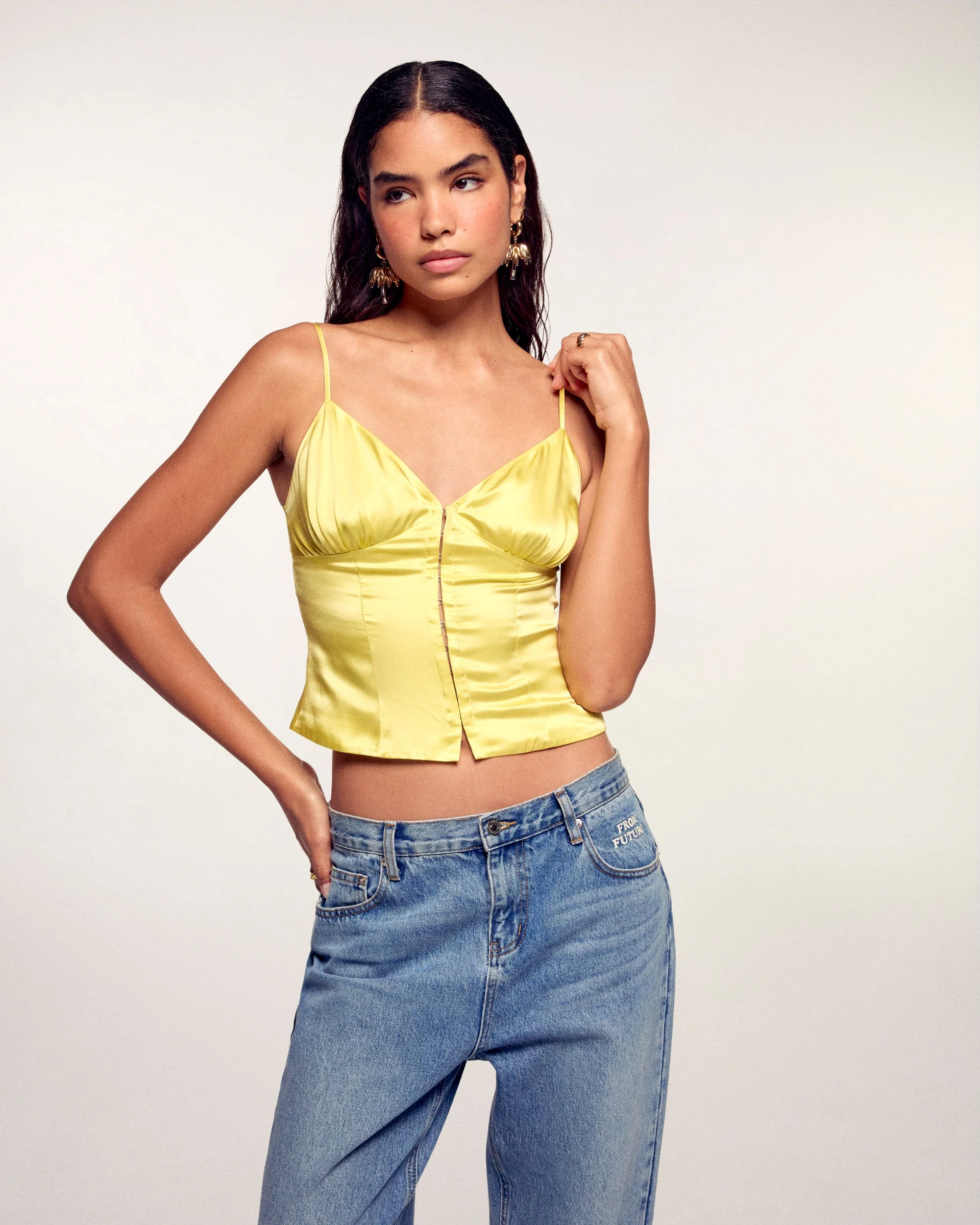 Strappy Top (S26 / FEMME / Sunset Yellow)